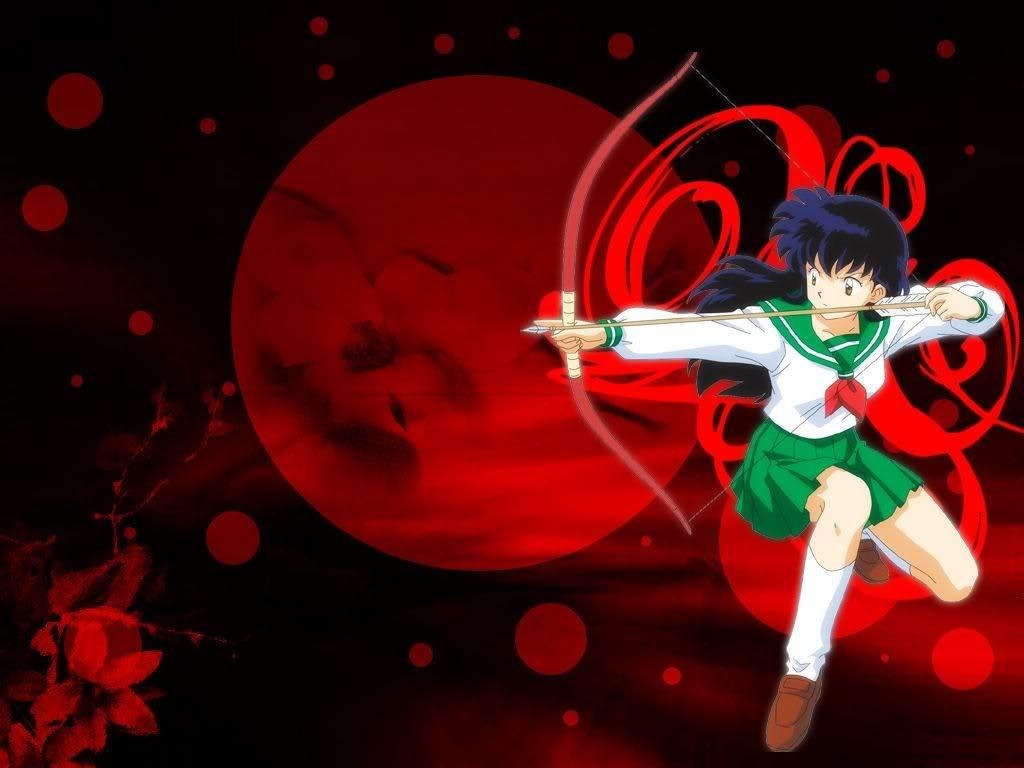 Kagome, Anime, Hintergrund, Charakter, Mädchen, 1030x770 HD Desktop