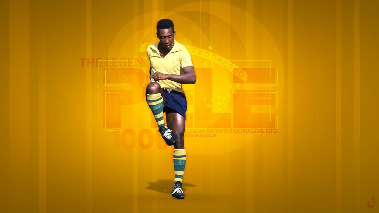 Pelé, Fußball, Hintergrund, Sportler, Legende, 1600x900 HD Desktop