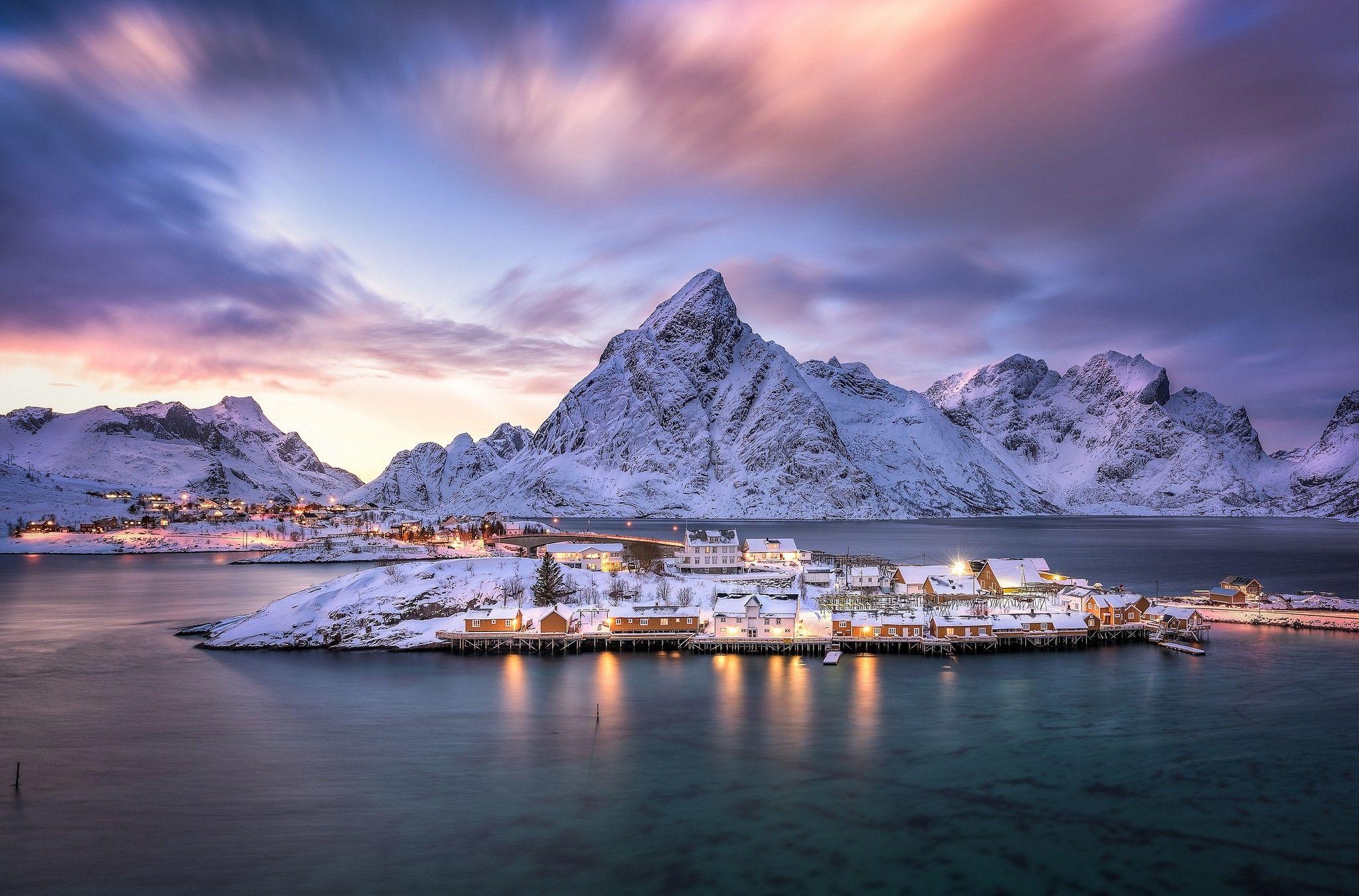 Nordische, Berge, Landschaft, Meer, Norwegen, 2050x1360 HD Desktop