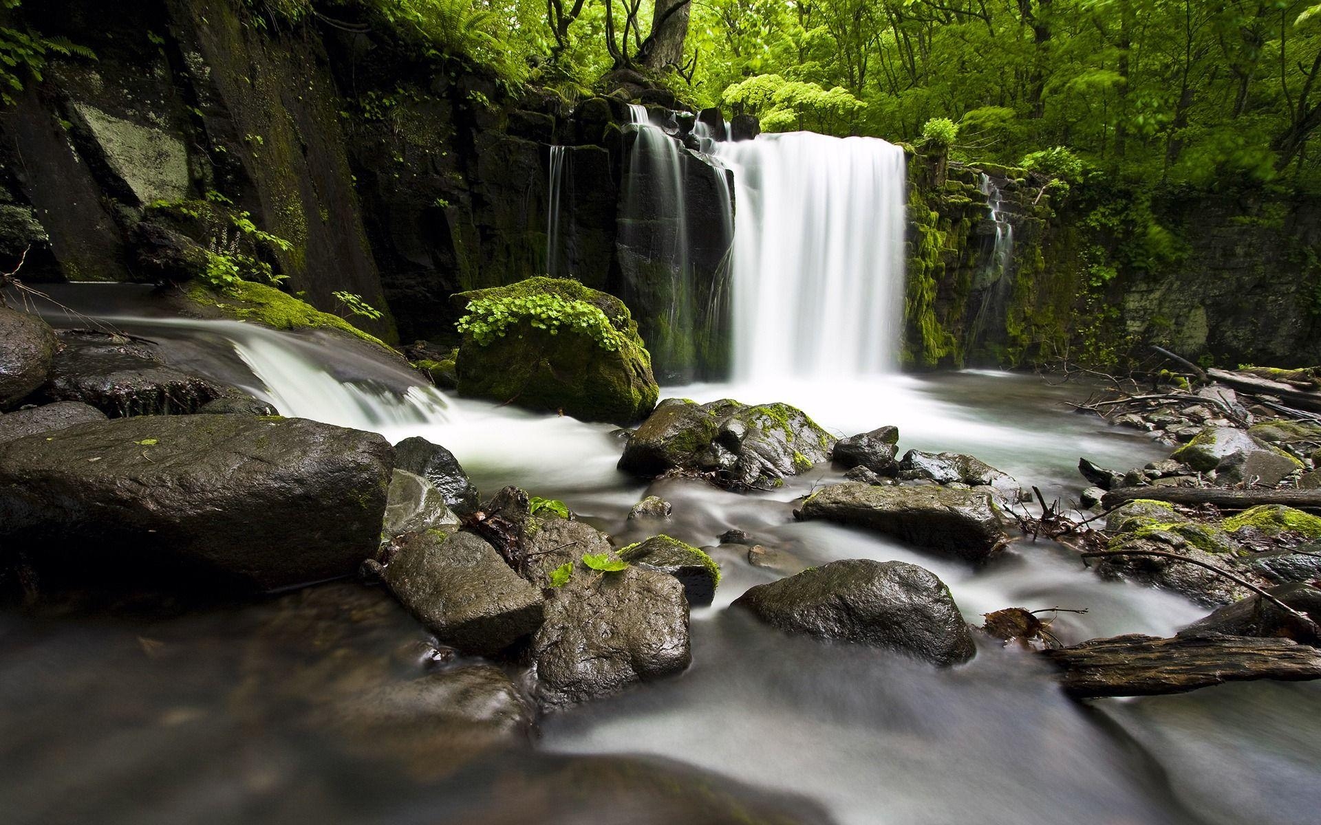 Wasserfall, schön, Flüsse, Natur, JPEG, 1920x1200 HD Desktop