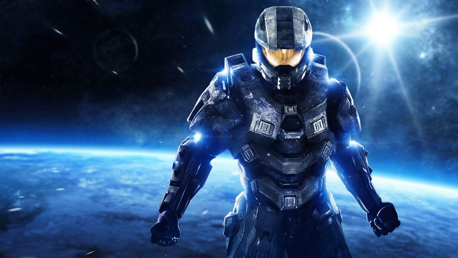 Halo, Master Chief, Gaming, Sci-Fi, Weltraum, 1920x1080 Full HD Desktop