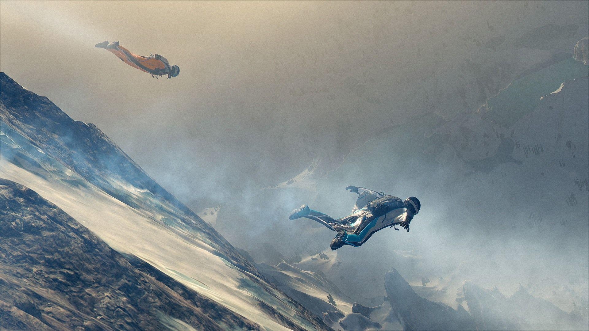 Wingsuit, Hintergrund, Sprung, Glaube, Sport, 1920x1080 Full HD Desktop