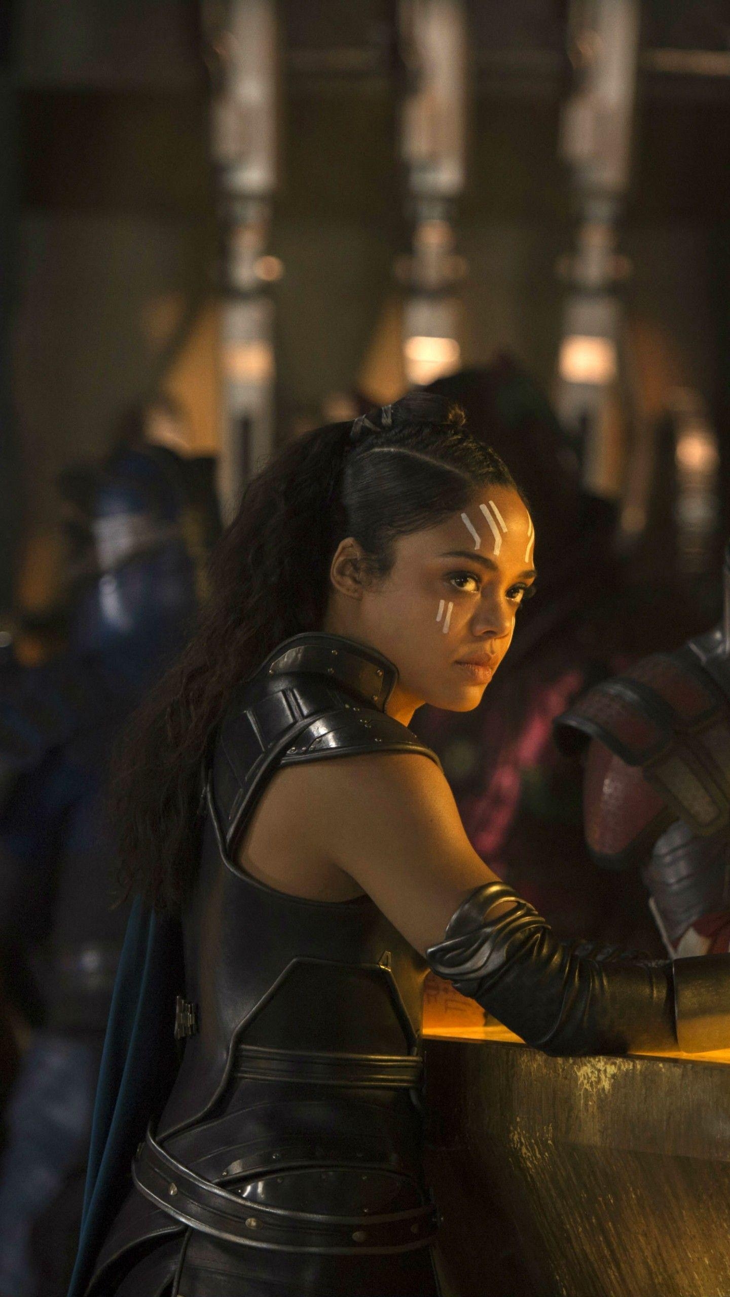 Tessa Thompson, Thor: Ragnarok, 4K, Filme, Hintergrund, 1440x2560 HD Handy