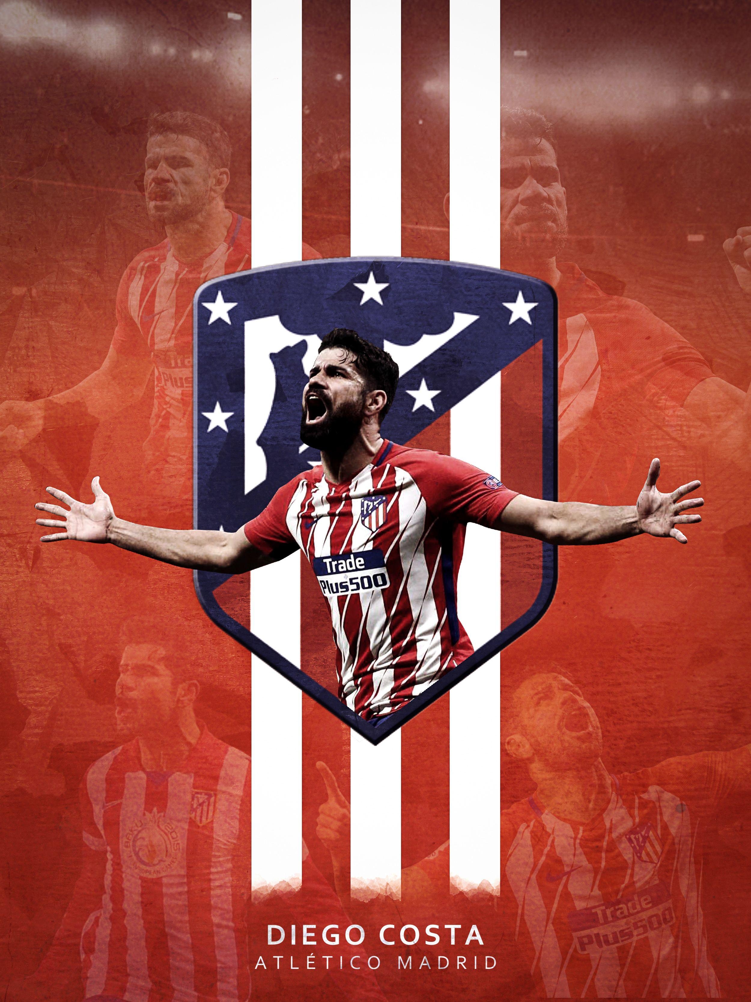 Sport, Madrid, Atlético, Logo, Fußball, 2500x3340 4K Handy