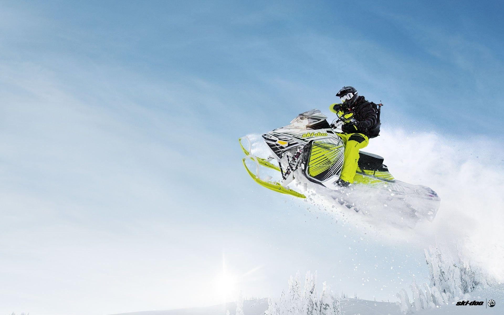 Schlittenfahren, Ski-Doo, Hintergrundbild, Sport, Winter, 1920x1200 HD Desktop