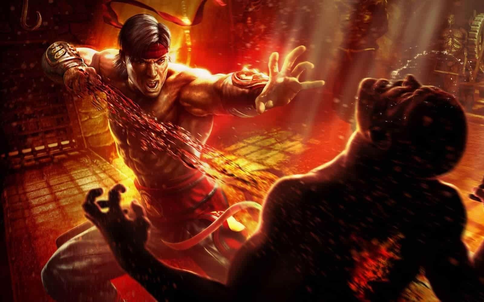 Liu Kang, Mortal Kombat, Games, Kämpfer, Hintergrund, 1600x1000 HD Desktop