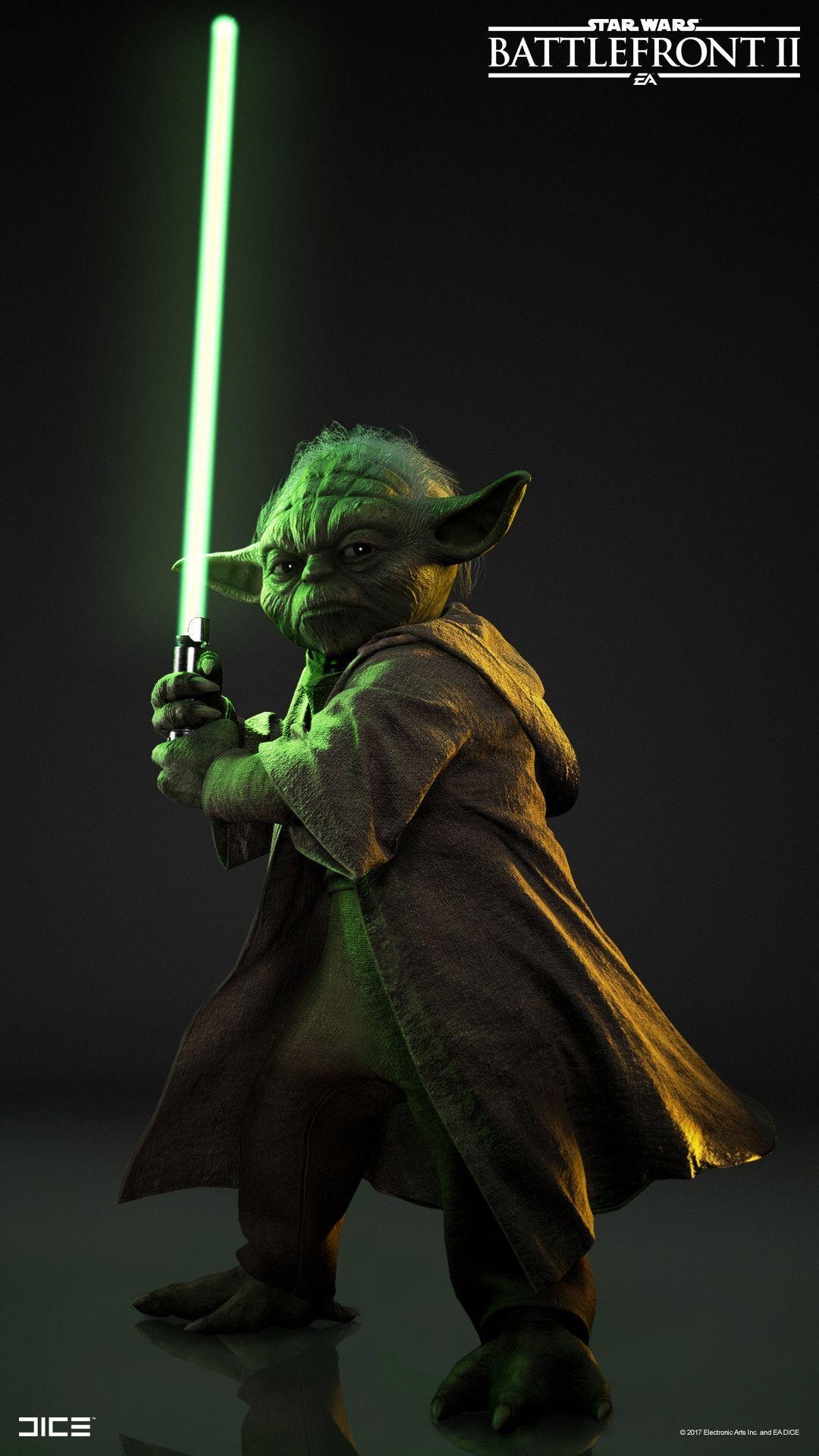 Star Wars, Meister Yoda, Battlefront II, Sanna Nivhede, Spiel, 1080x1920 Full HD Handy