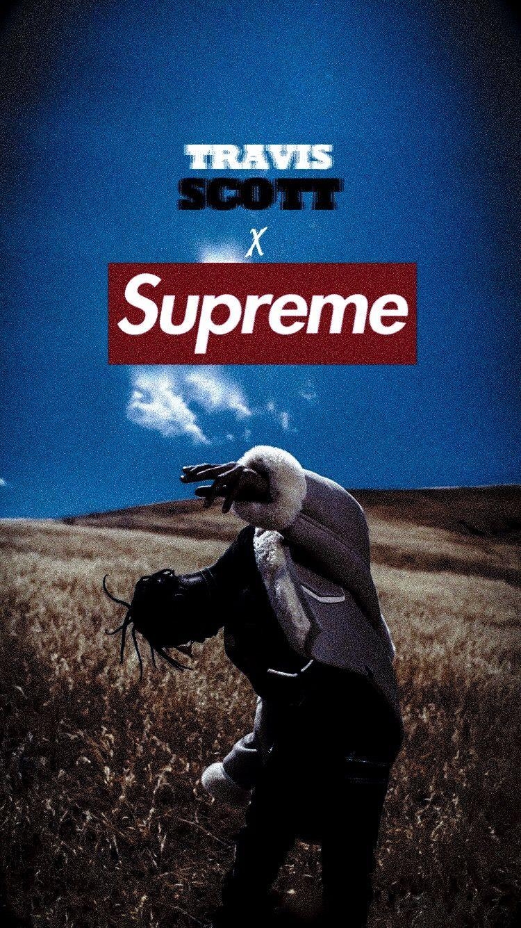 Travis Scott, Supreme, iPhone, Hintergrund, 2019, 750x1340 HD Handy