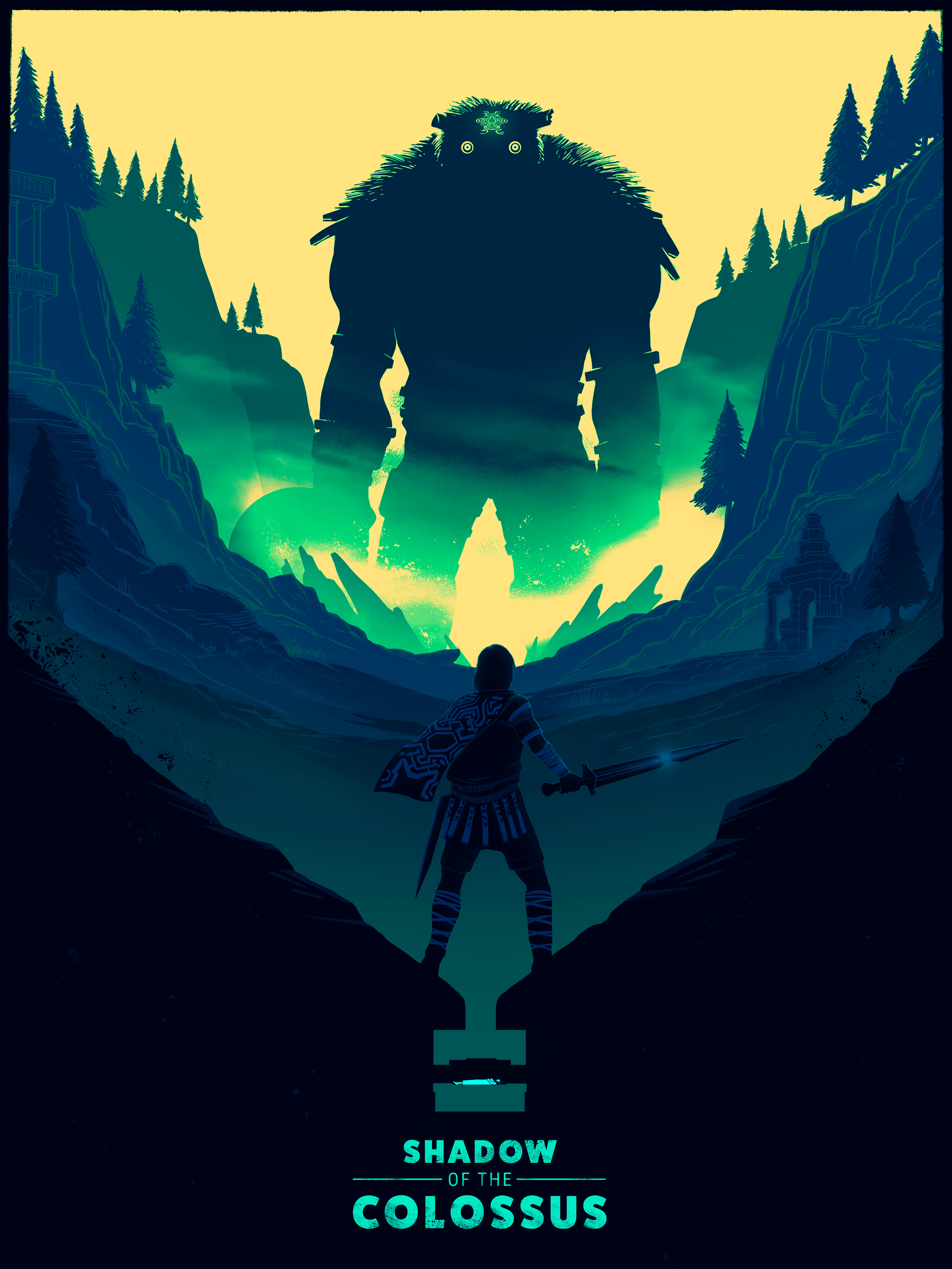 Shadow of the Colossus, Fan Art, Gaming, Fantasy, Kreativität, 2800x3740 4K Handy