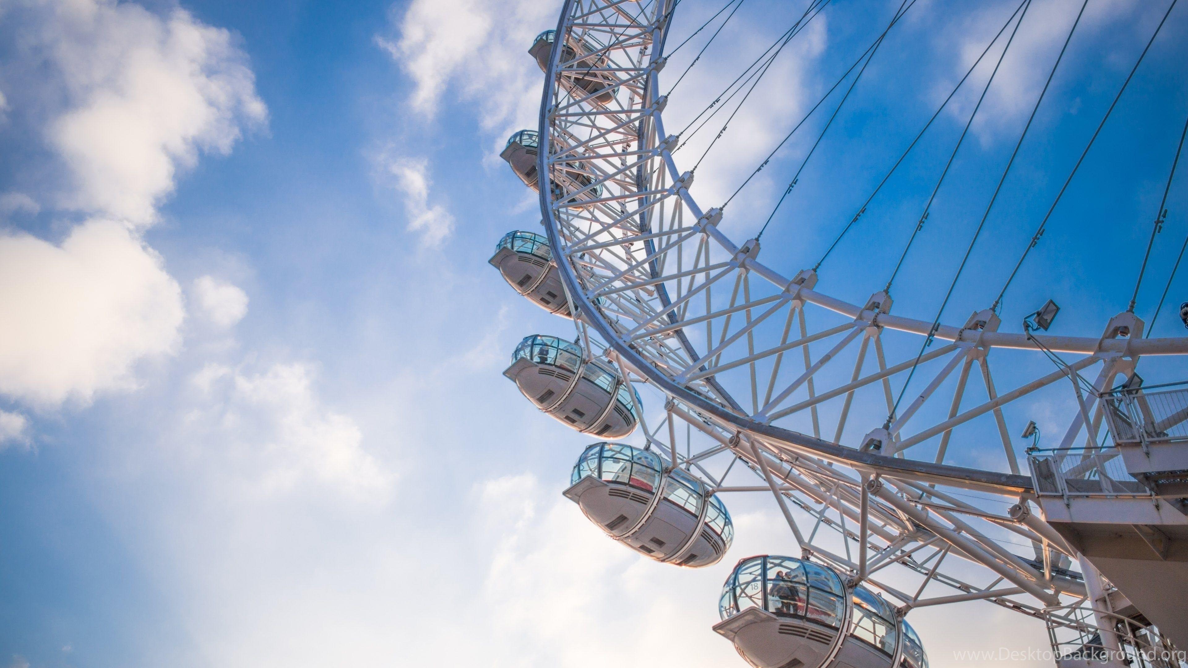 London Eye, England, Reisen, Themse, Architektur, 3840x2160 4K Desktop