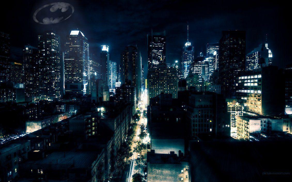 Gotham City, Film, Hintergrund, Dunkel, Mysteriös, 1140x710 HD Desktop