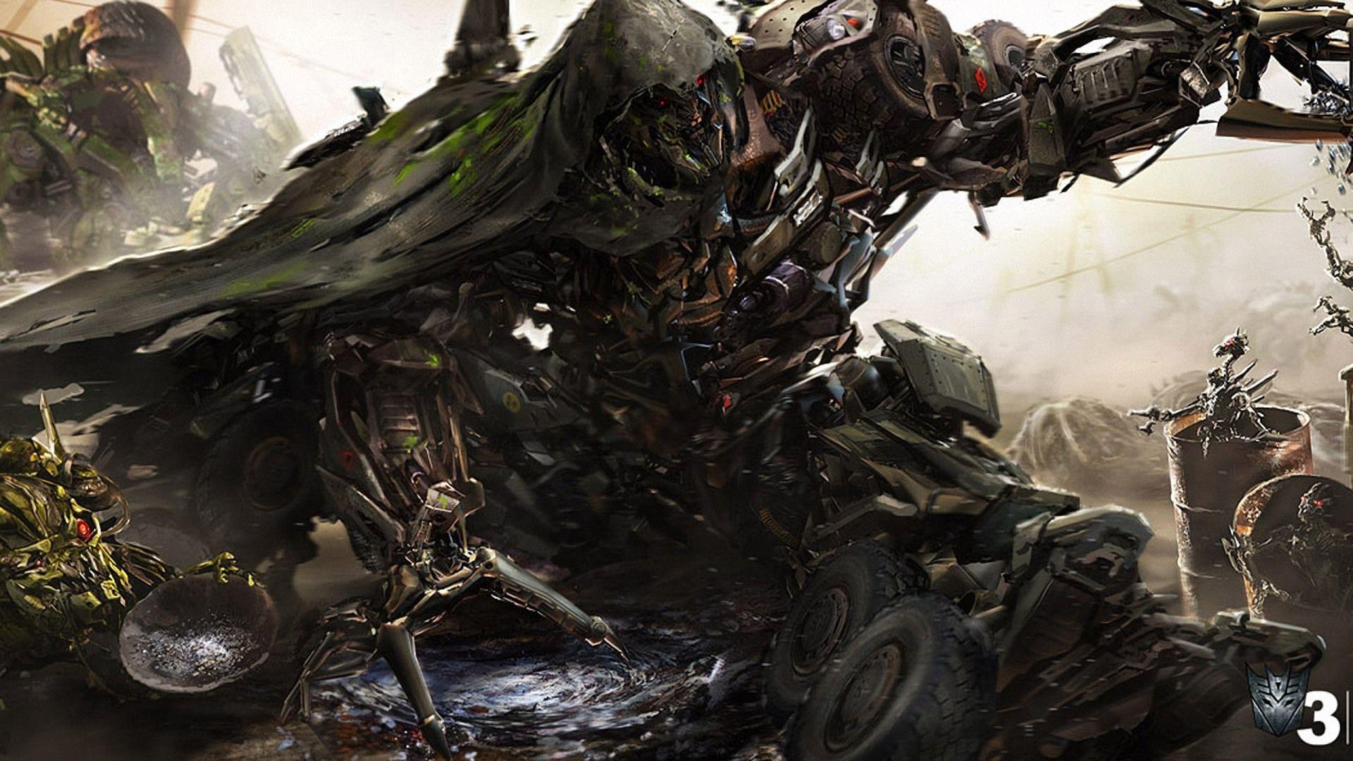 Megatron, Hintergrundbild, Transformers, Filmserie, Roboter, 1920x1080 Full HD Desktop