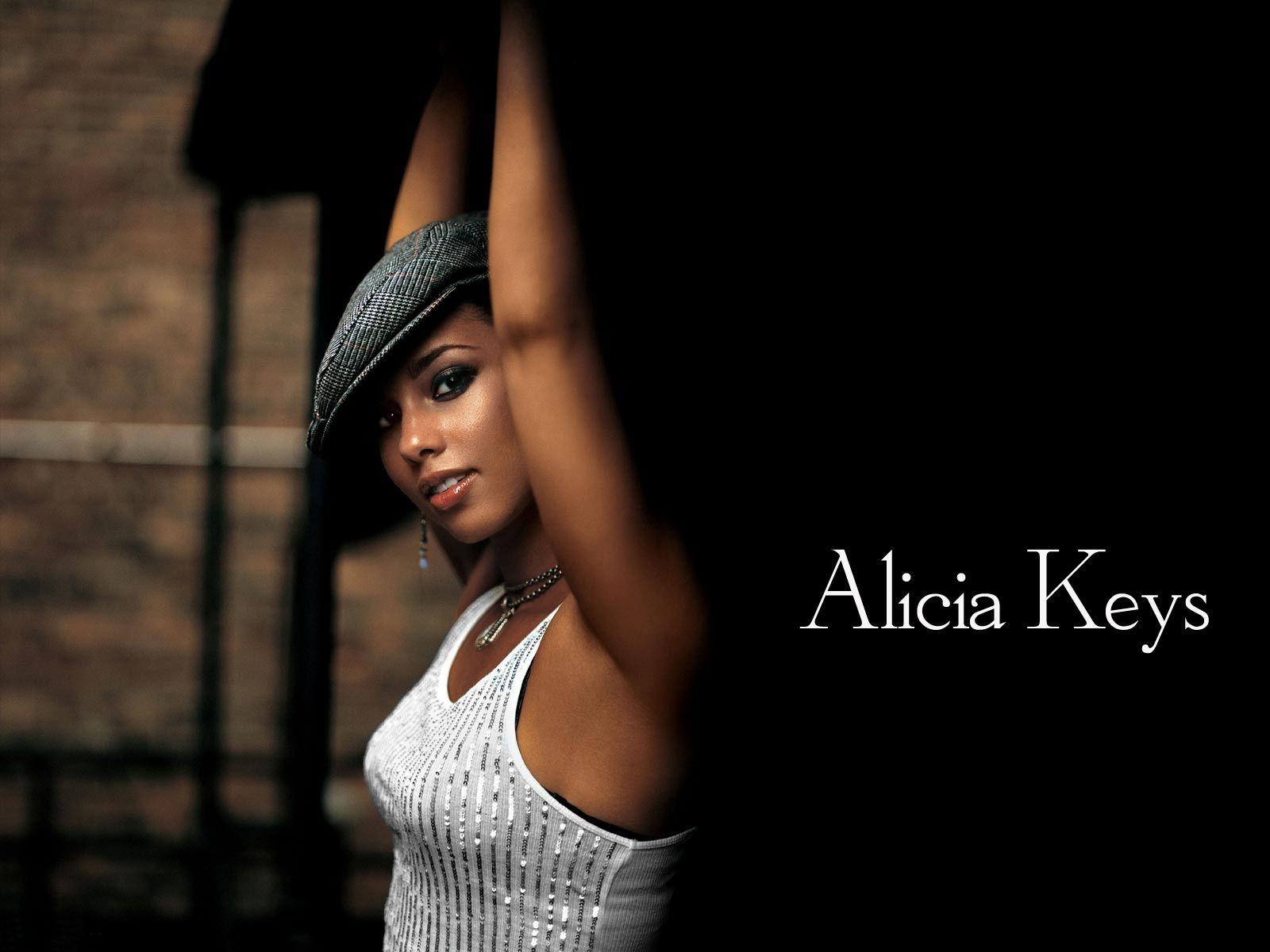 Alicia Keys, Schwarz, Hintergrund, Musik, Sängerin, 1600x1200 HD Desktop