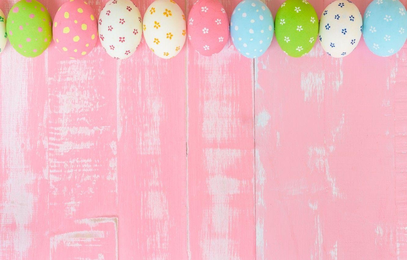 Ostern, Eier, Pink, Hintergrund, Holz, 1340x850 HD Desktop