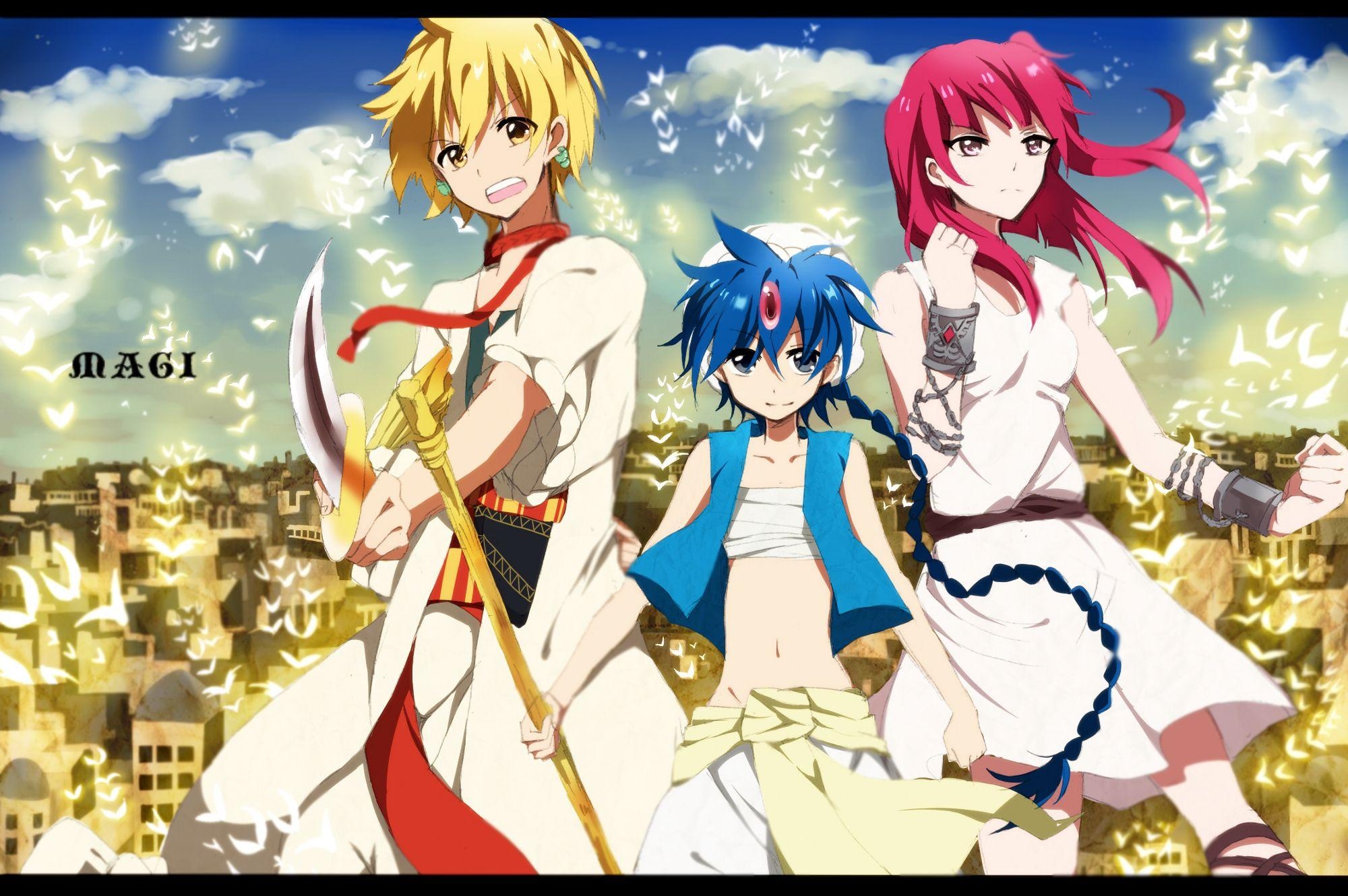 Magi Anime, Labyrinth der Magie, Abenteuer, Fantasie Welt, Hochauflösung, 2000x1330 HD Desktop