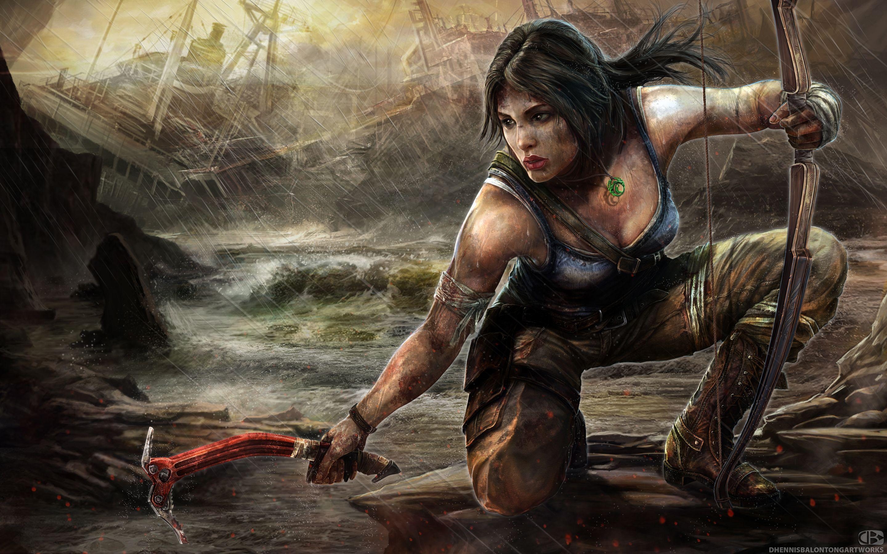 Tomb Raider, Lara Croft, 4K, Desktop, Tablet, 2880x1800 HD Desktop