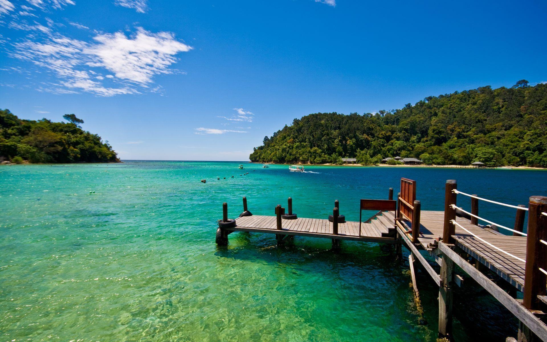 Schöne Lagune, Wasser, Natur, Paradiesisch, Landschaft, 1920x1200 HD Desktop