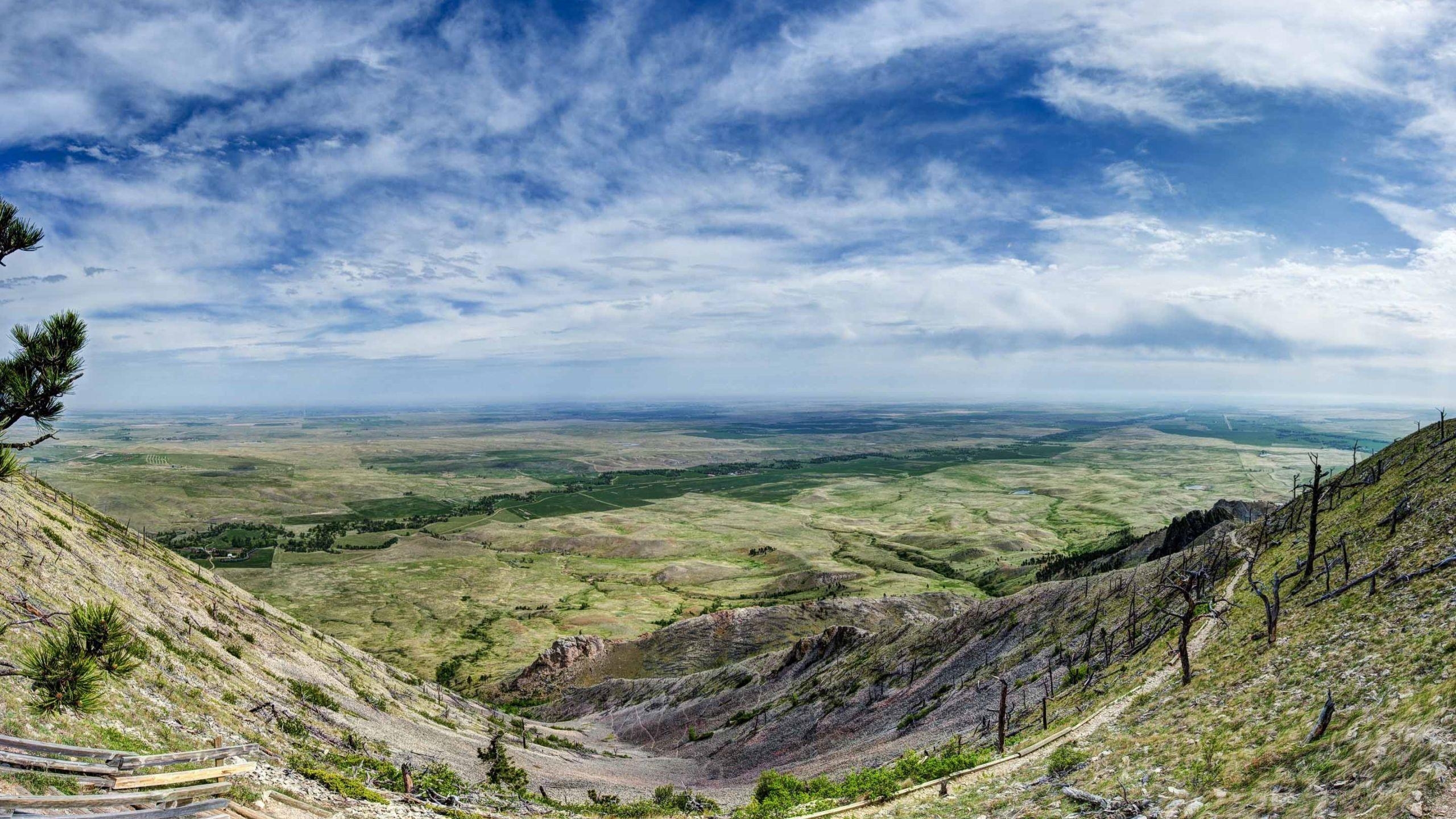 Bär Butte, North Dakota, Reisen, Landschaft, Berg, 2560x1440 HD Desktop