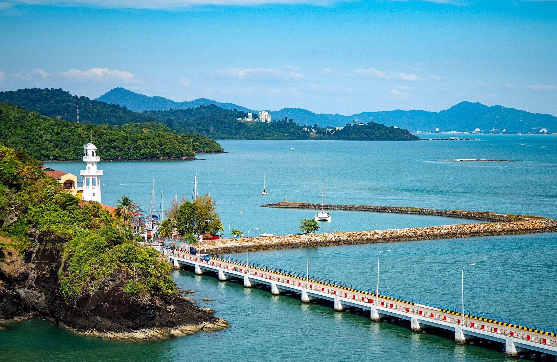 Malaysia Landschaft, Flüsse, Brücken, Langkawi, Städte, 2200x1430 HD Desktop