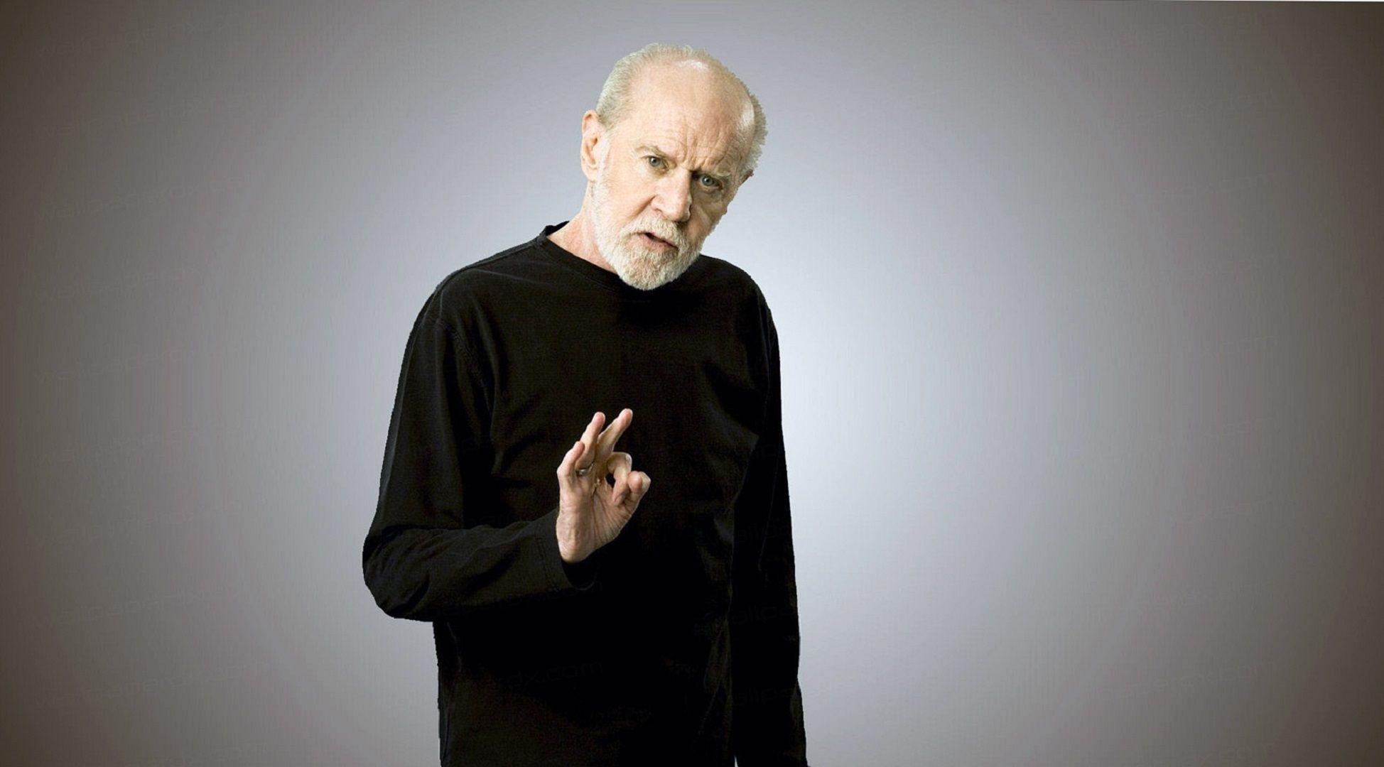 George Carlin, Bild, Foto, Künstler, Hintergrund, 1950x1080 HD Desktop