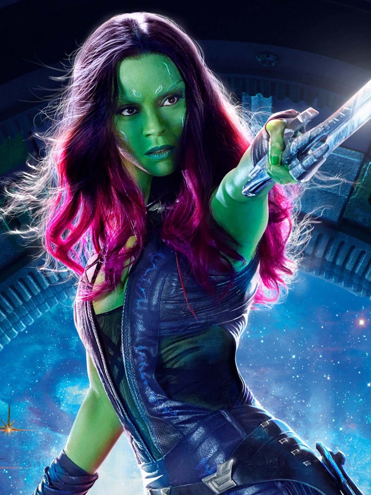 Gamora, Guardians, Galaxy, Film, Kostenlos, 1200x1600 HD Handy