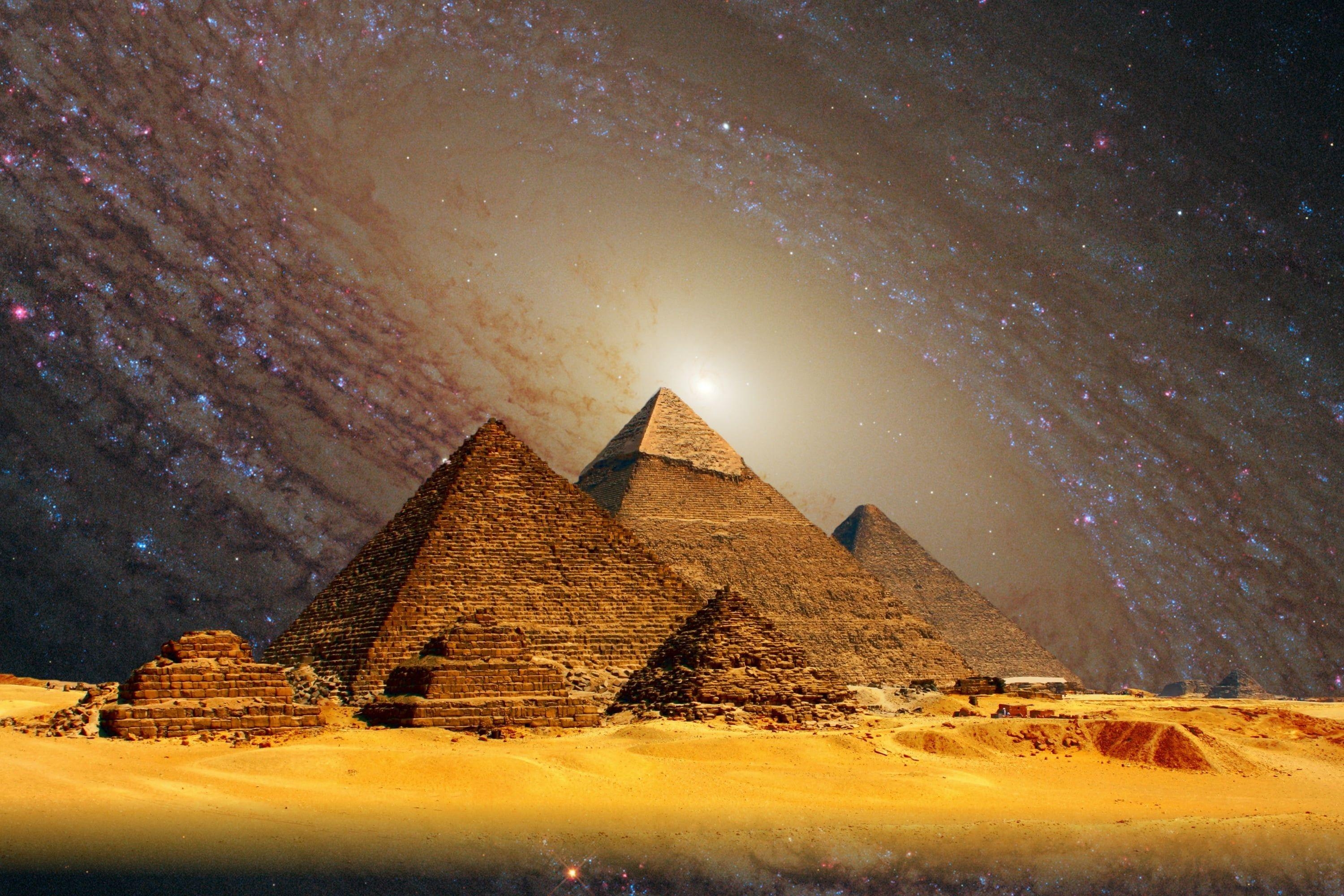 Foto-Manipulation, Pyramide von Gizeh, HD, Ägypten, Kunst, 3000x2000 HD Desktop