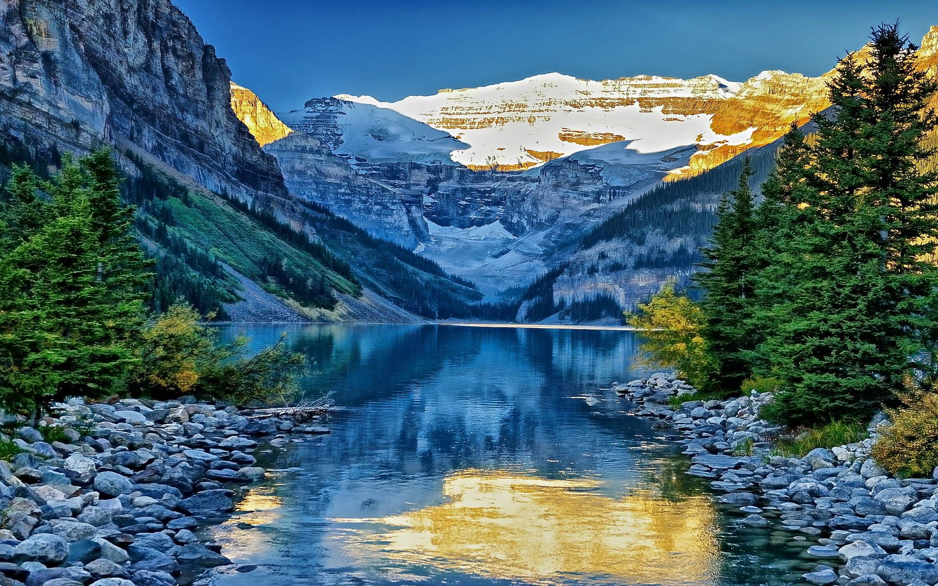 Lake Louise, Kanadische Rocky Mountains, Natur, Reisen, 1920x1200 HD Desktop