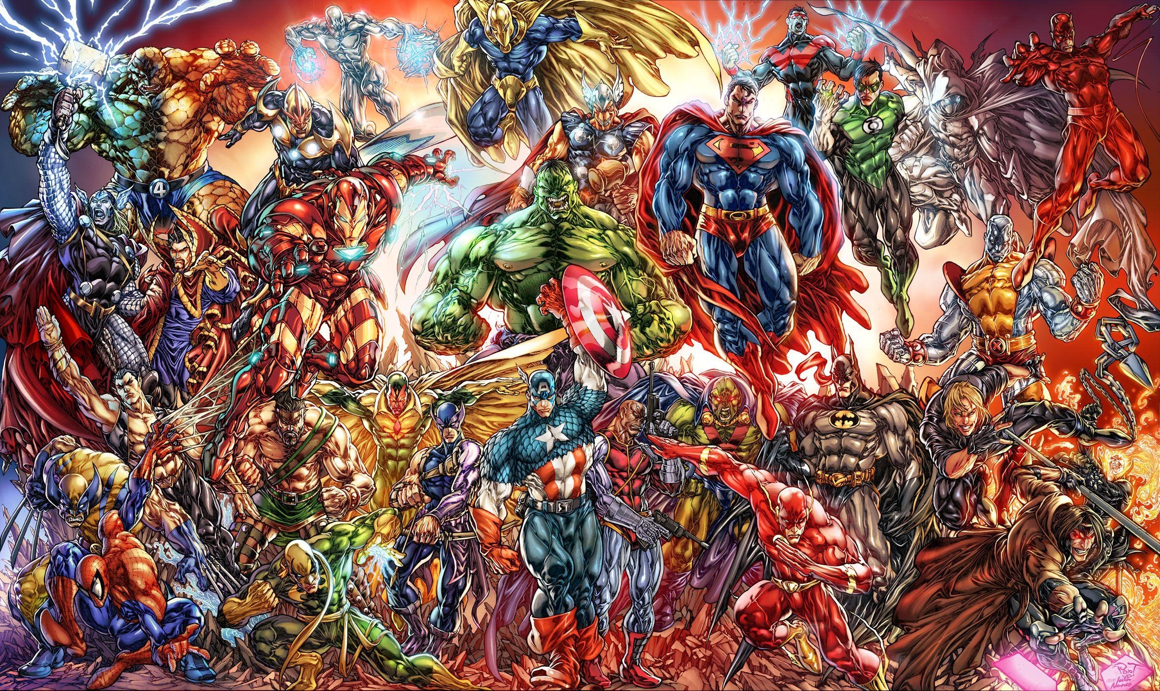 Marvel Comics, HD, Hintergrund, Bild, Superheld, 2370x1410 HD Desktop