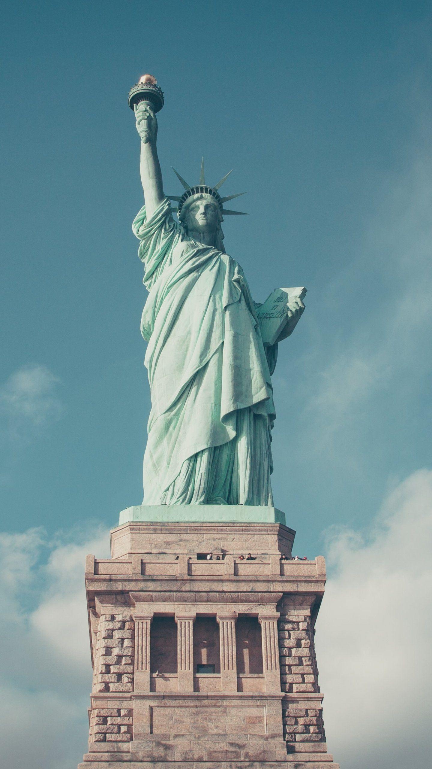 Freiheitsstatue, Android, Desktop, Hintergrund, USA, 1440x2560 HD Handy