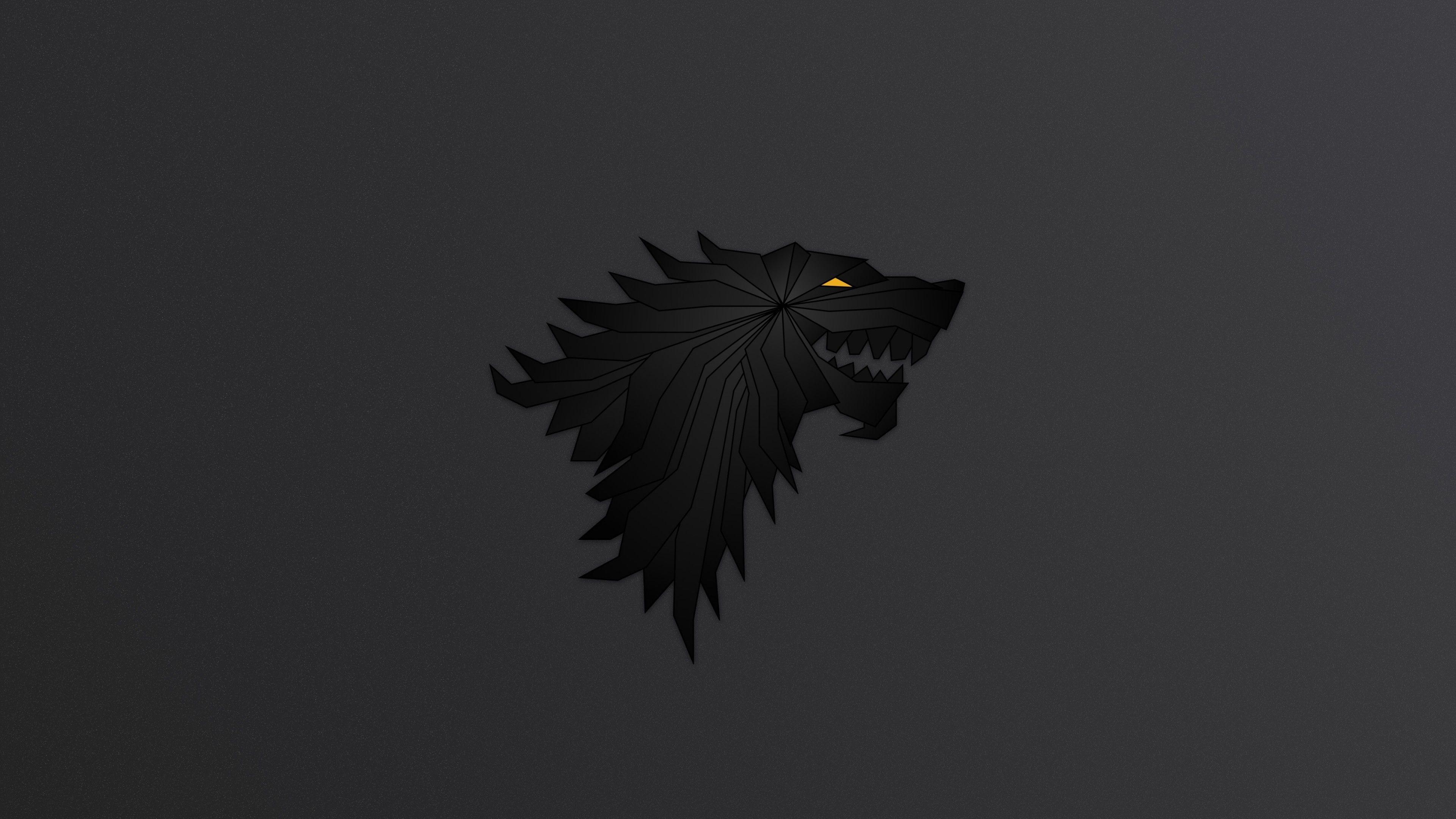 Haus Stark, Nord, Game of Thrones, TV-Serie, Familienwappen, 3840x2160 4K Desktop