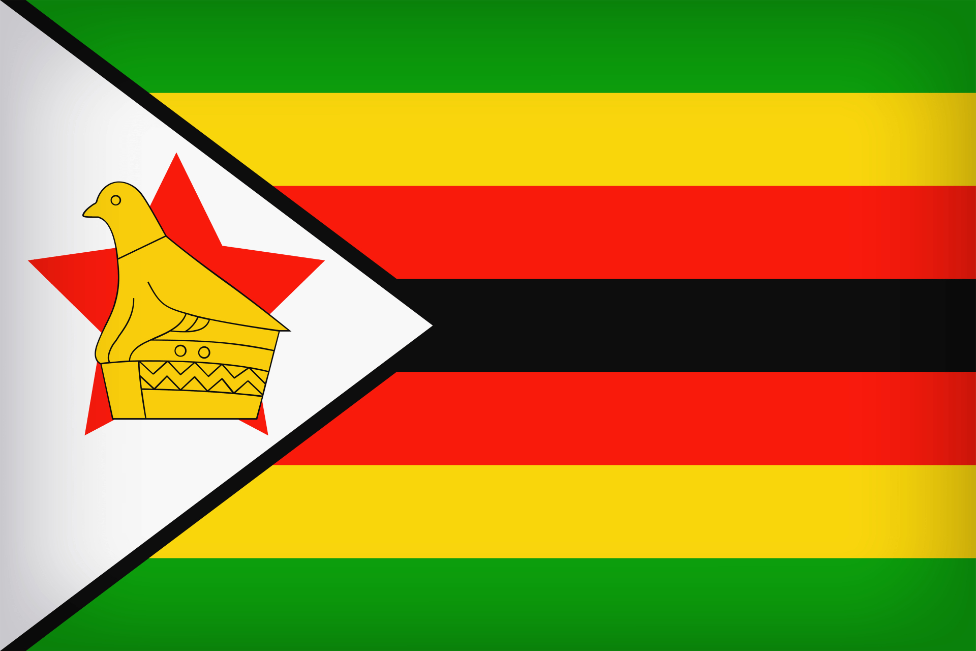 Flagge, Zimbabwe, HD, Afrika, Symbol, 1920x1280 HD Desktop