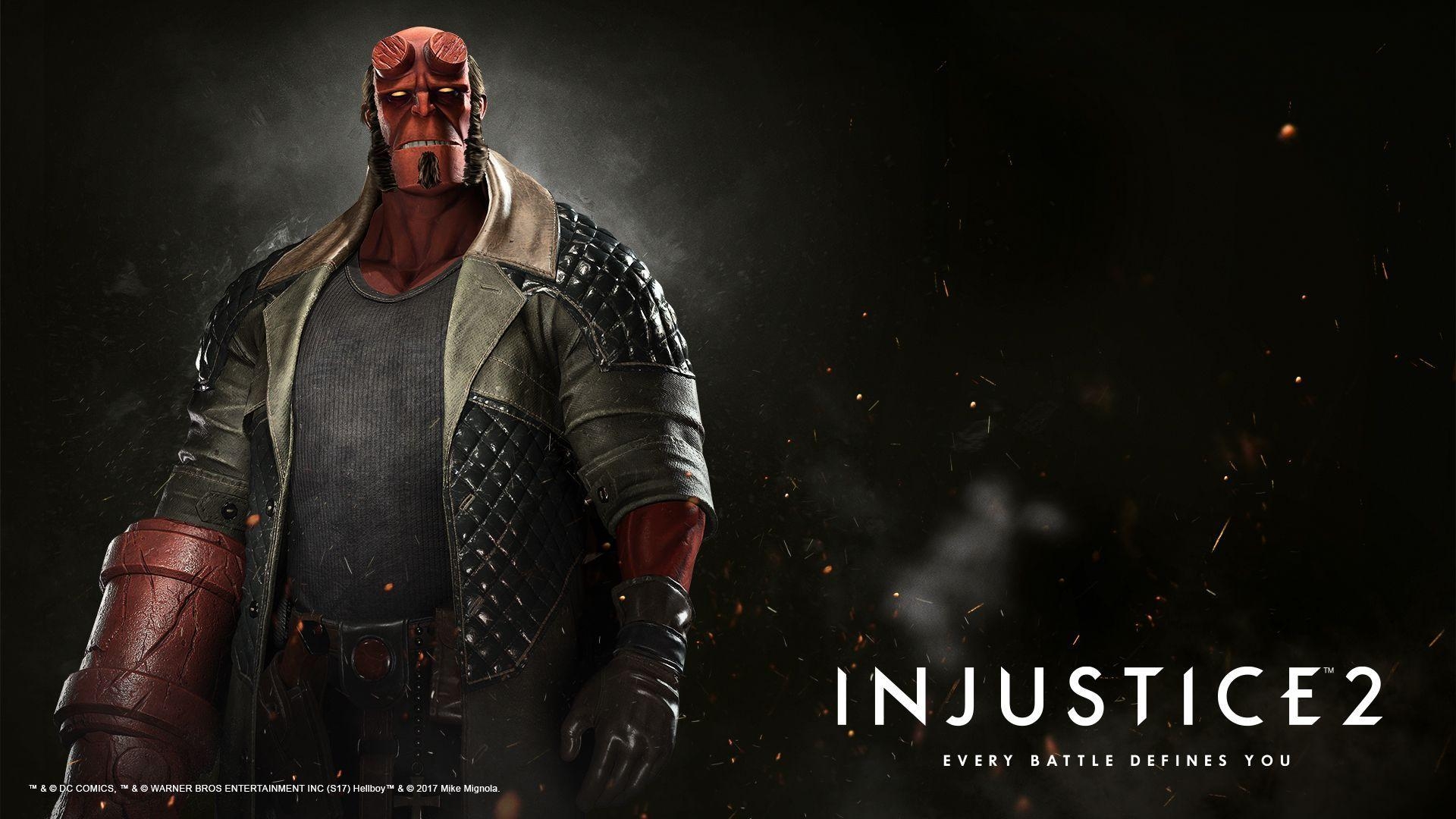 Hellboy, Injustice 2, Comic, Dämon, Hintergrund, 1920x1080 Full HD Desktop