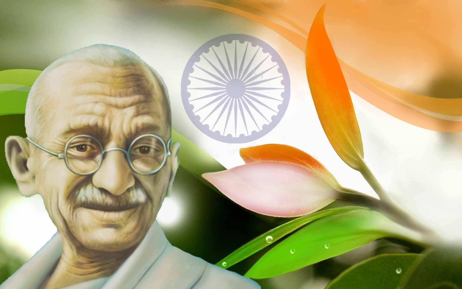 Mahatma Gandhi, Hintergrund, Porträt, HD, Friedensikone, 1900x1190 HD Desktop