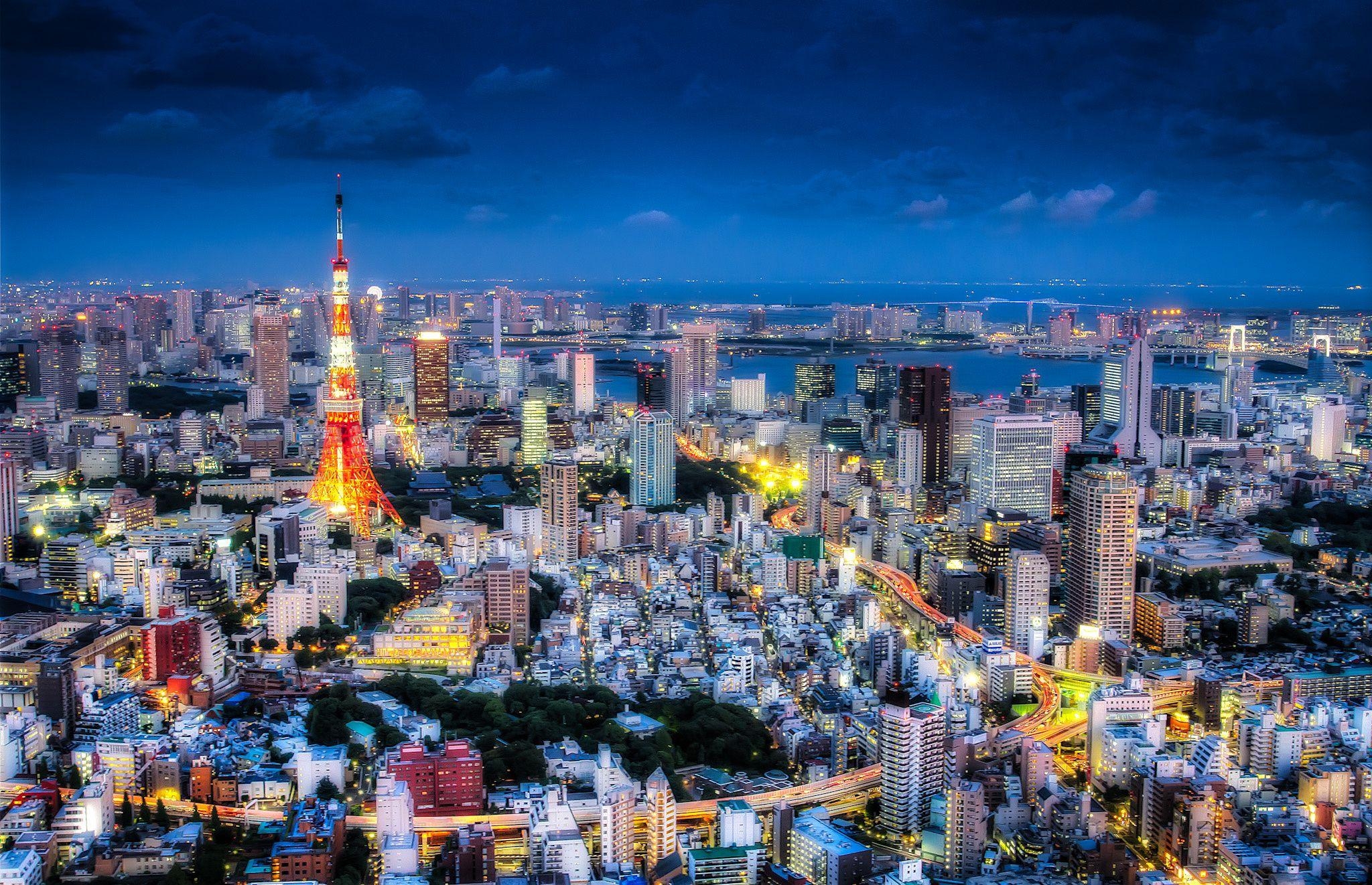 Tokyo, HDR, Japan, Stadtbild, Reisen, 2050x1330 HD Desktop