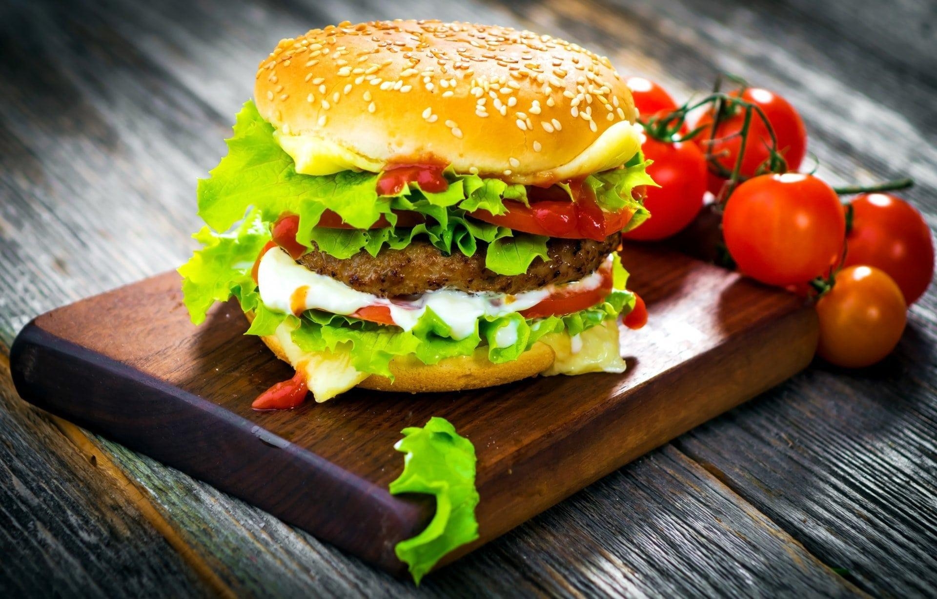 Hamburger, HD, Essen, Bild, Hintergrund, 1920x1230 HD Desktop