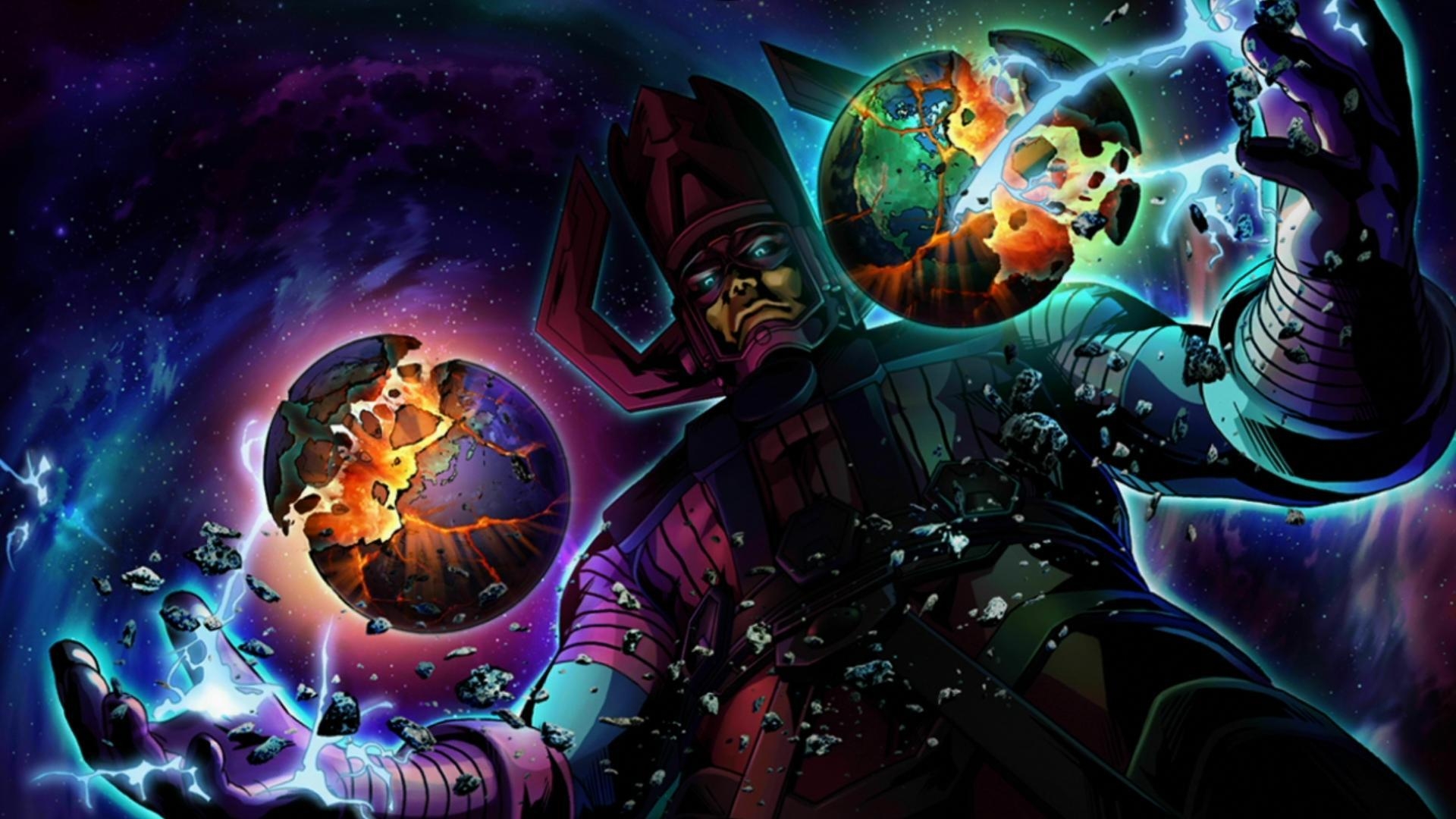 Galactus, Comics, Superheld, Marvel, Galaxien, 1920x1080 Full HD Desktop