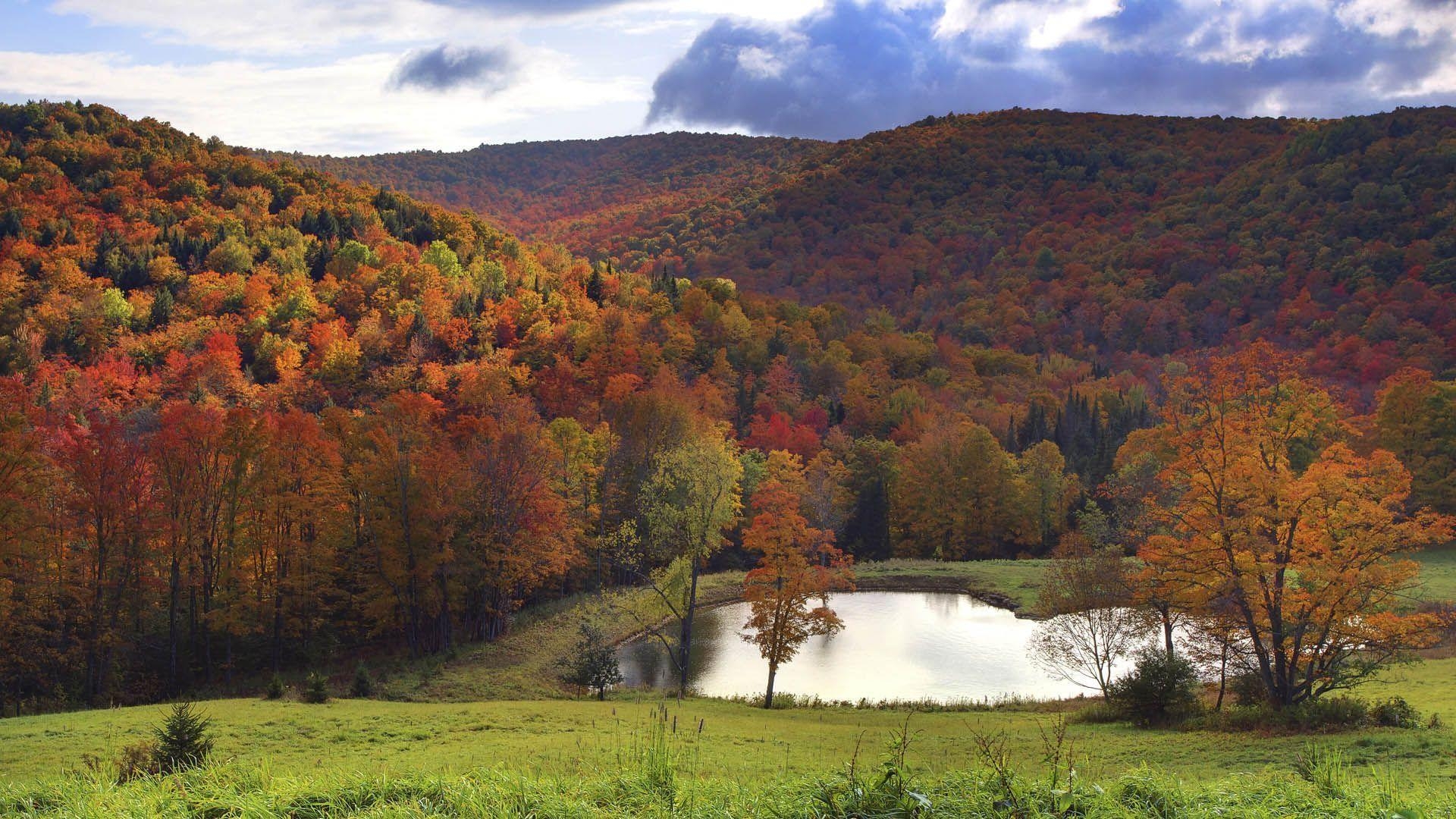 Bergtal, Hintergrund, Natur, Vermont, PX, 1920x1080 Full HD Desktop