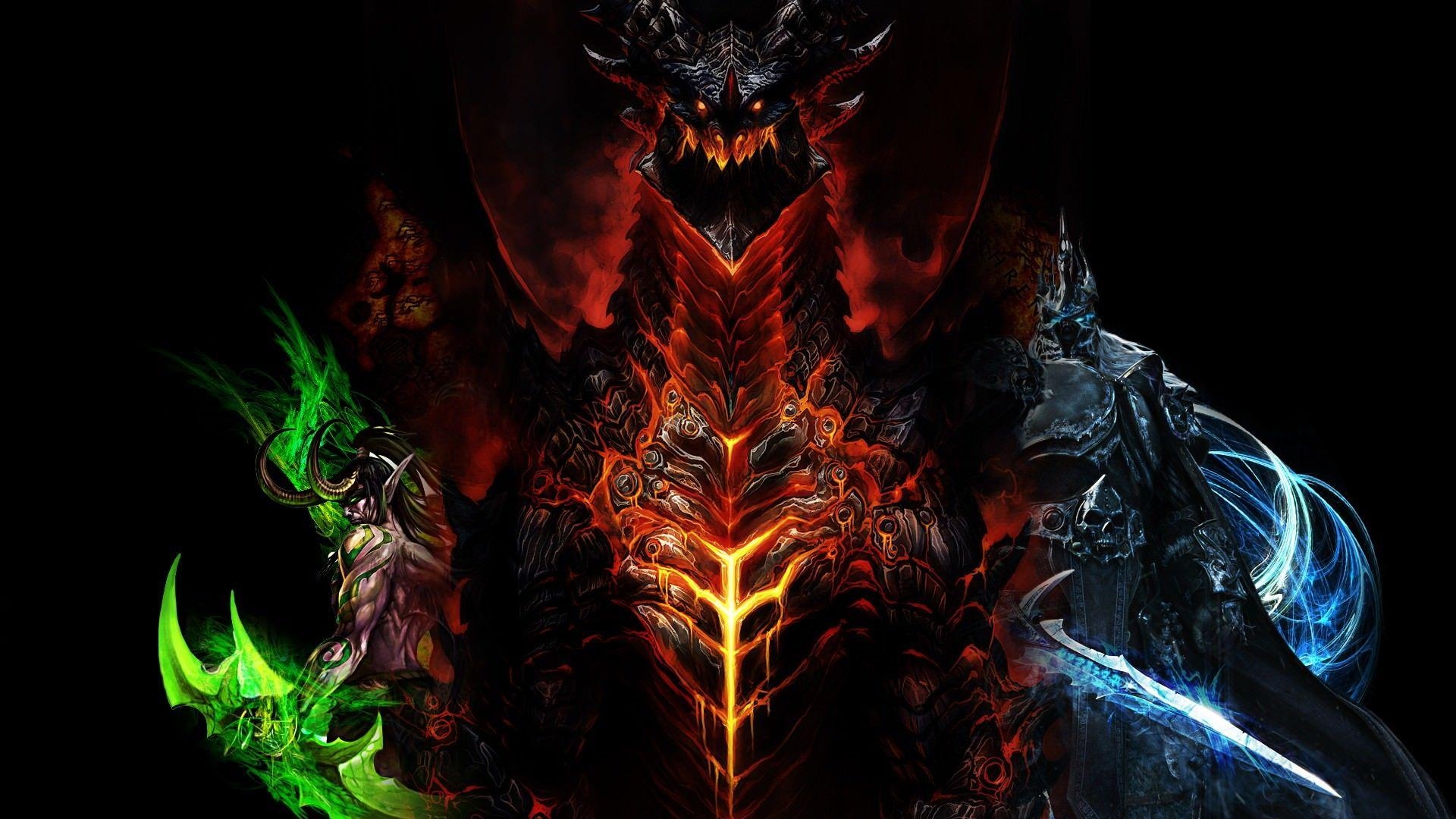 Illidan, Stormrage, Lich King, WoW, Wallpaper, 1920x1080 Full HD Desktop