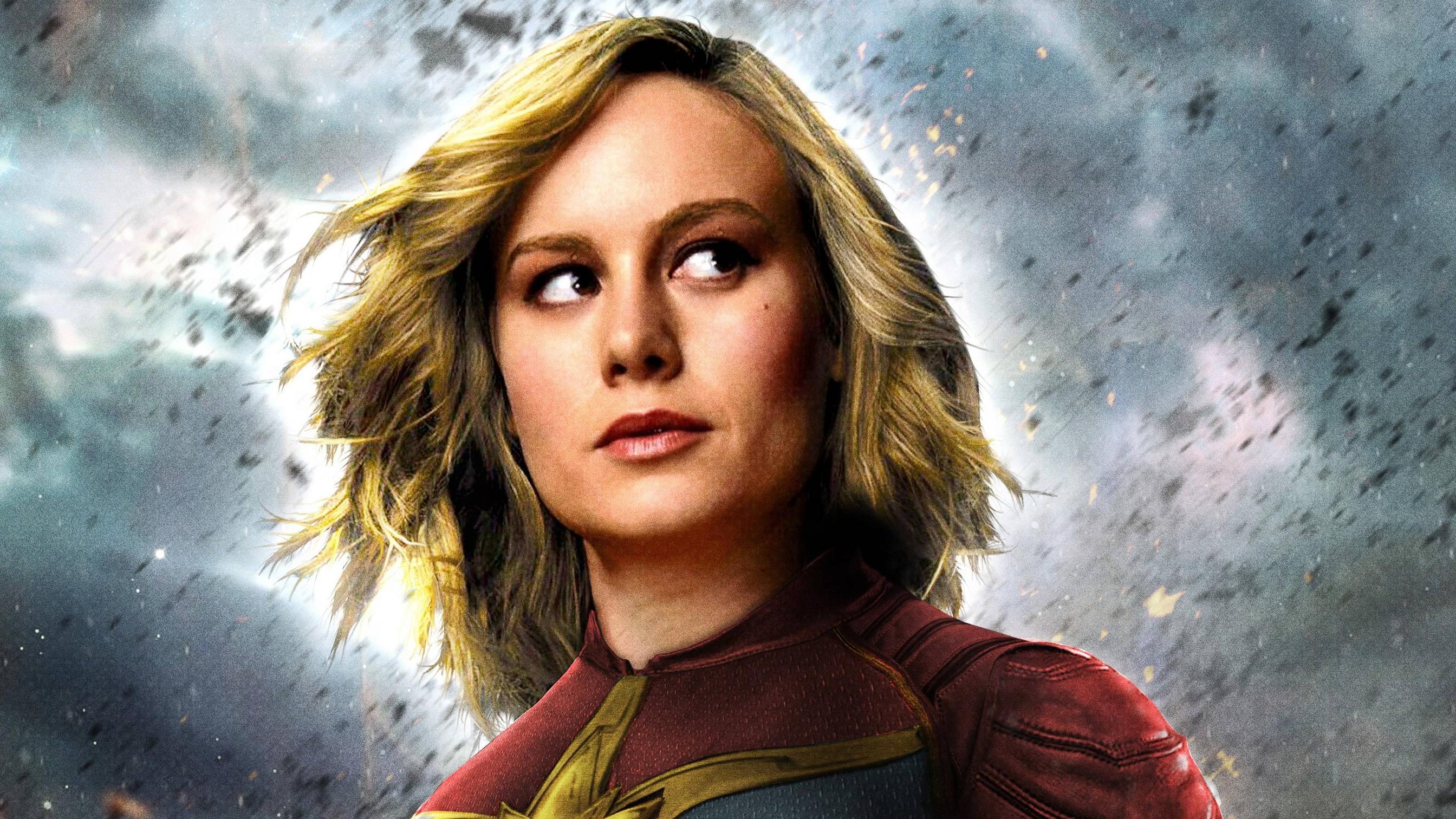 Brie Larson, Carol Danvers, Captain Marvel, 4K, 3840x2160, 2690x1520 HD Desktop