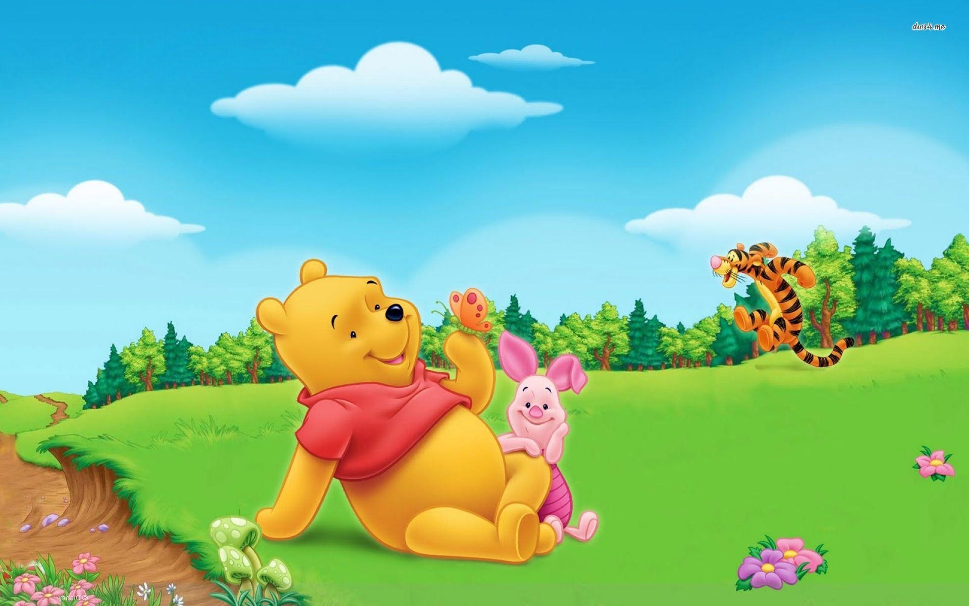 Winnie Puuh, Cartoon, Hintergrund, Disney, Kindertapete, 1920x1200 HD Desktop