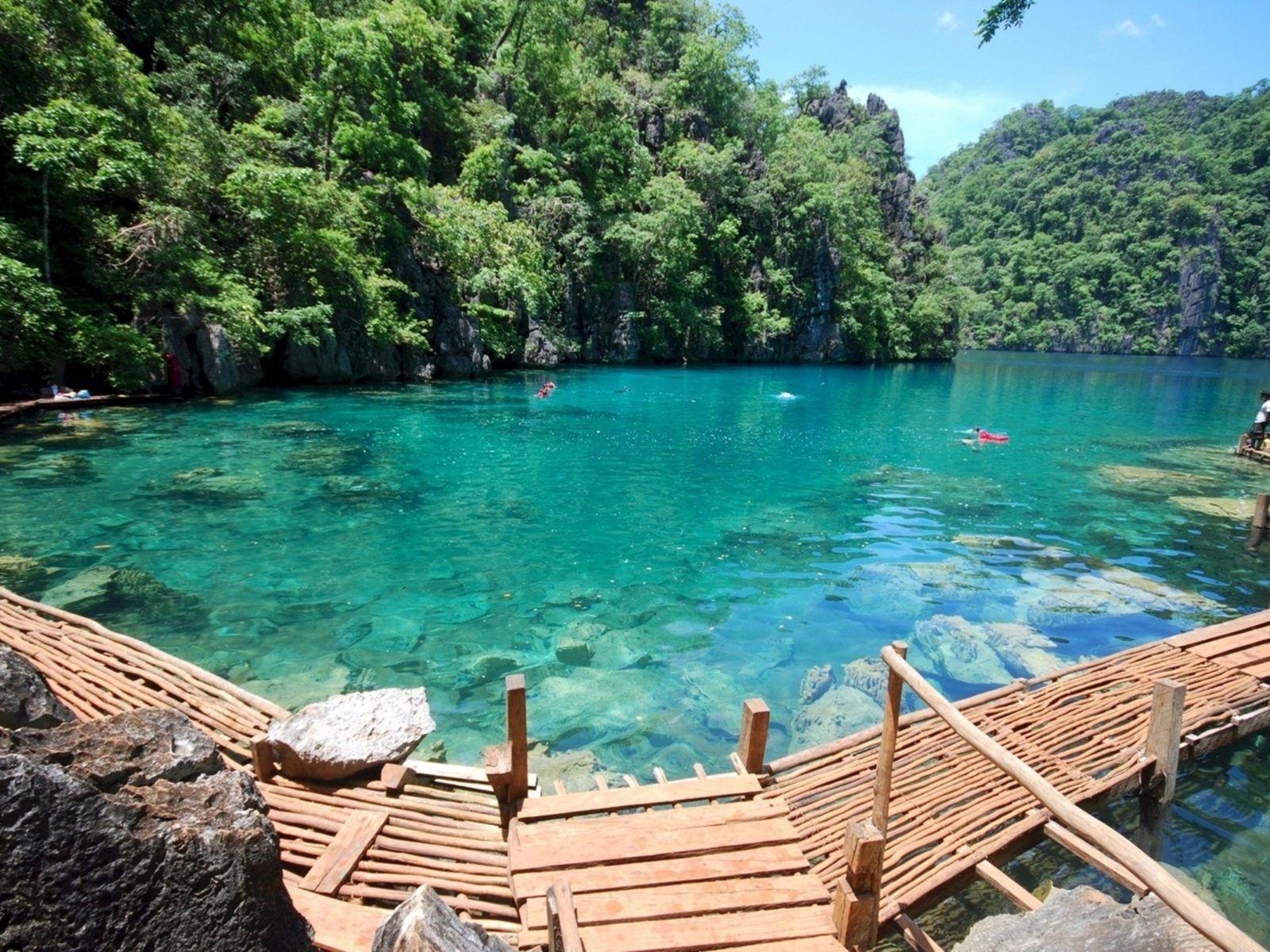 Kayangan-See, Coron-Insel, Palawan, Philippinen, 4K, 1600x1200 HD Desktop