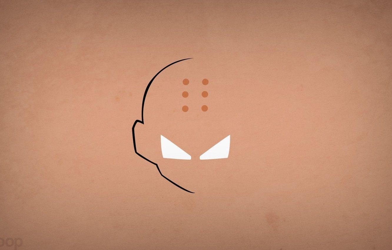 Krillin, Minimalismus, Dragon Ball Z, Bild, Desktop, 1340x850 HD Desktop