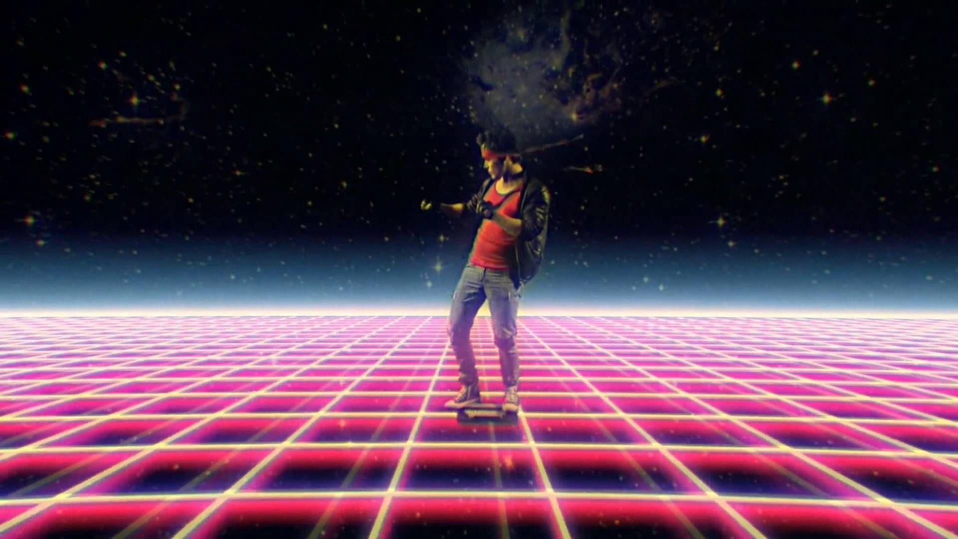 Kung Fury, Retro, Wellen, 80er, Film, 1920x1080 Full HD Desktop