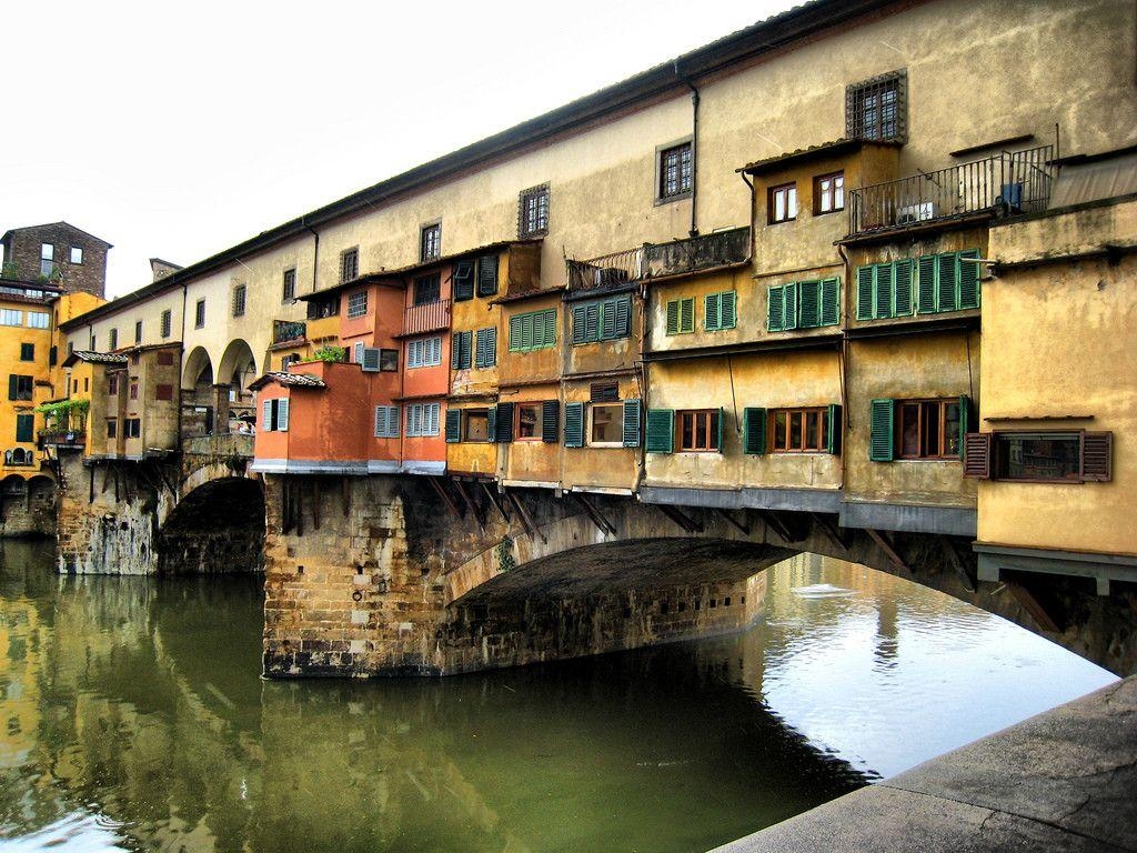 Ponte Vecchio, Florenz, Bild, Italien, Architektur, 1030x770 HD Desktop