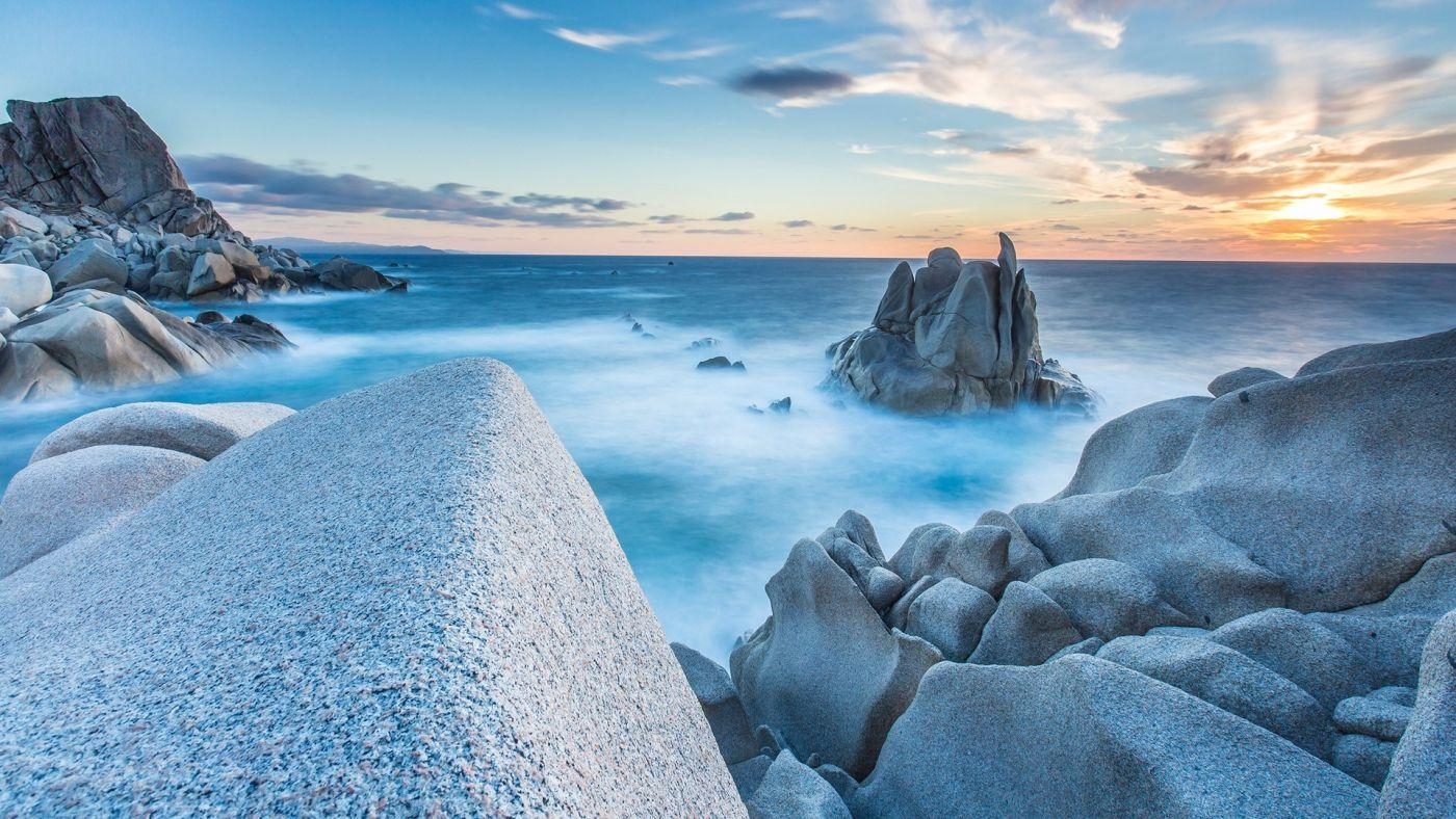 Capo Testa, Sardinien, heutiger, Hintergrund, Bild, 1400x790 HD Desktop