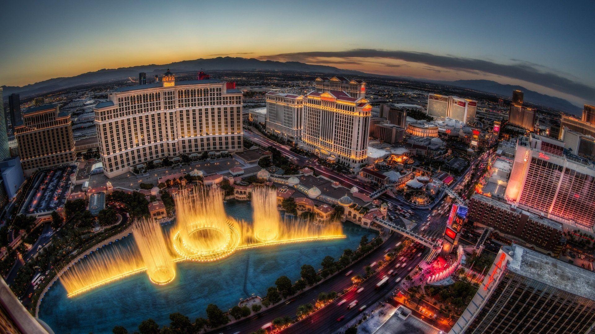 Las Vegas, HD, Bild, Nachtleben, Reisen, 1920x1080 Full HD Desktop