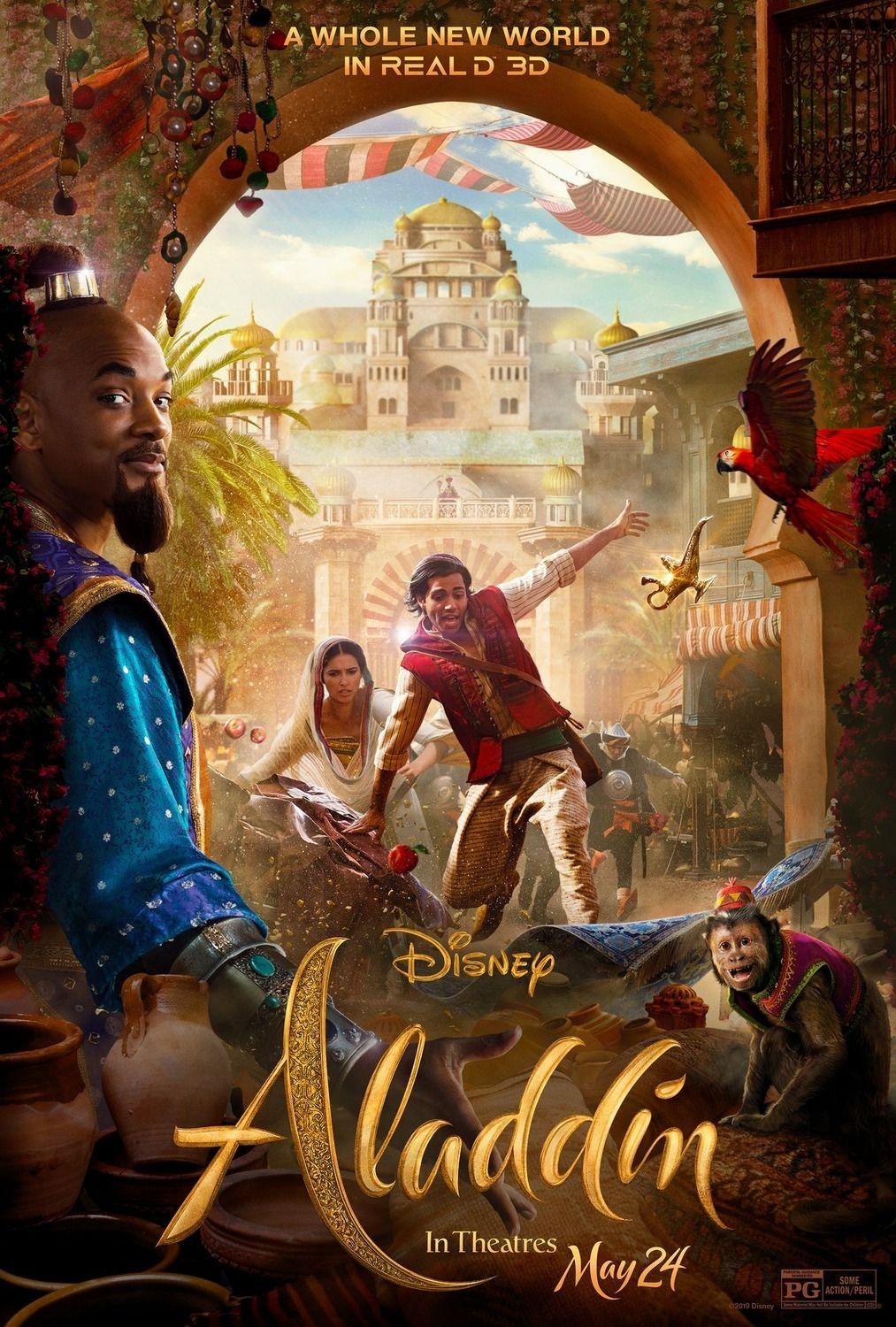 Aladdin, kommender Film, Datenbank, Filmabenteuer, Dschinni, 1020x1500 HD Handy