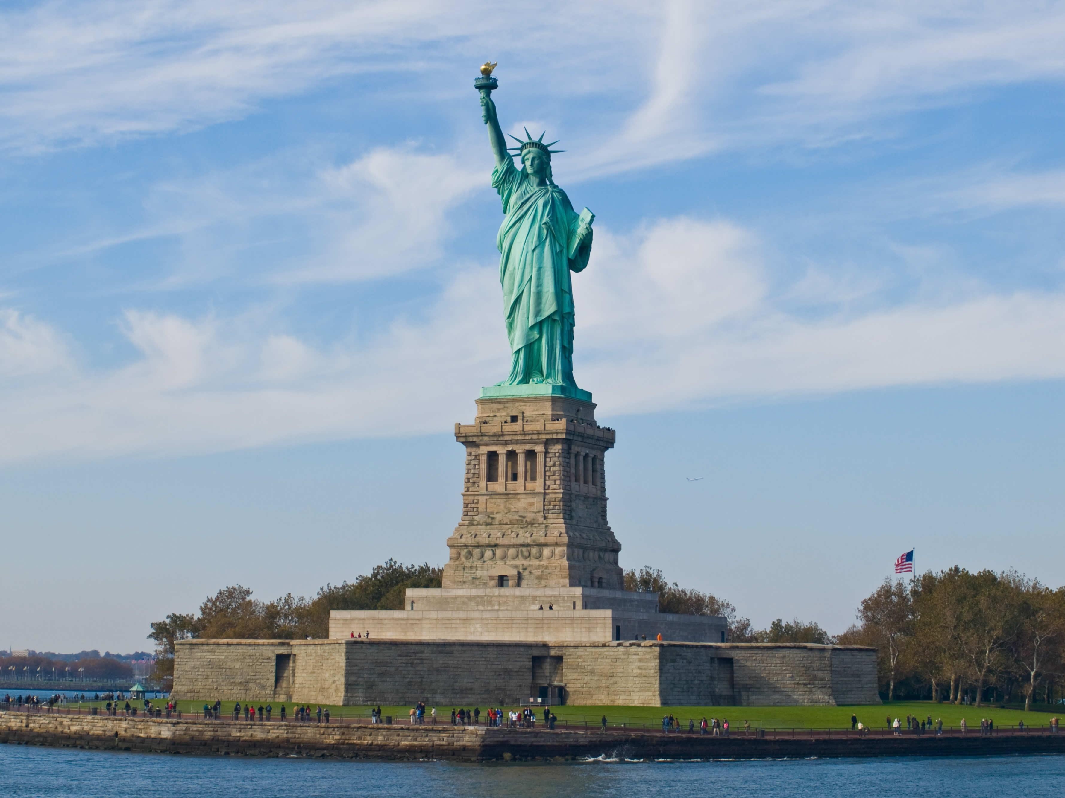 Freiheitsstatue, New York, USA, Sehenswürdigkeit, Geschichte, 3560x2670 4K Desktop