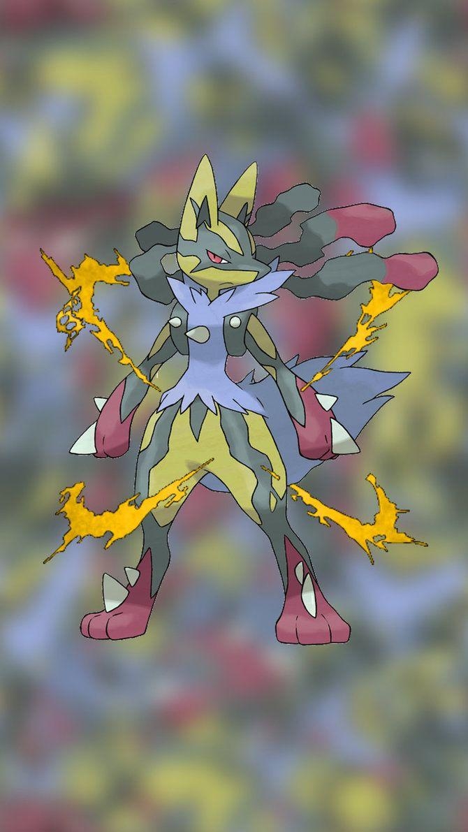 Shiny Lucario, Mega, Samsung Galaxy, Kunst, Anime, 670x1200 HD Handy