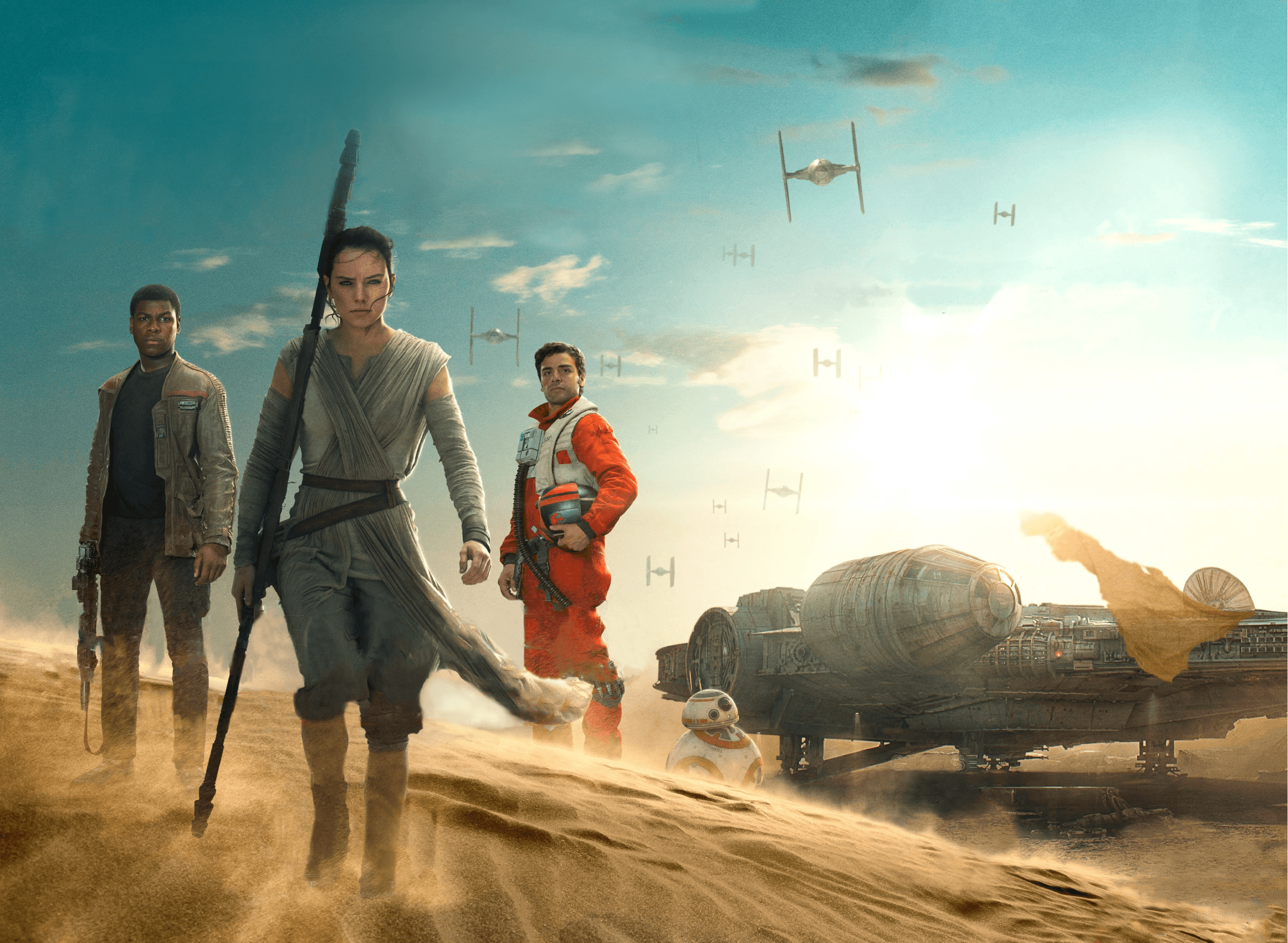 Rey, Star Wars, Filme, HD, Hintergrund, 2800x2050 HD Desktop